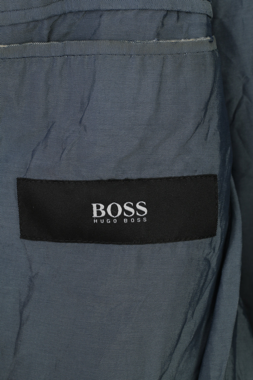 Hugo Boss Hommes 50 40 Blazer Marine Laine Élégant Simple Boutonnage Vintage Bertolucci Film Veste