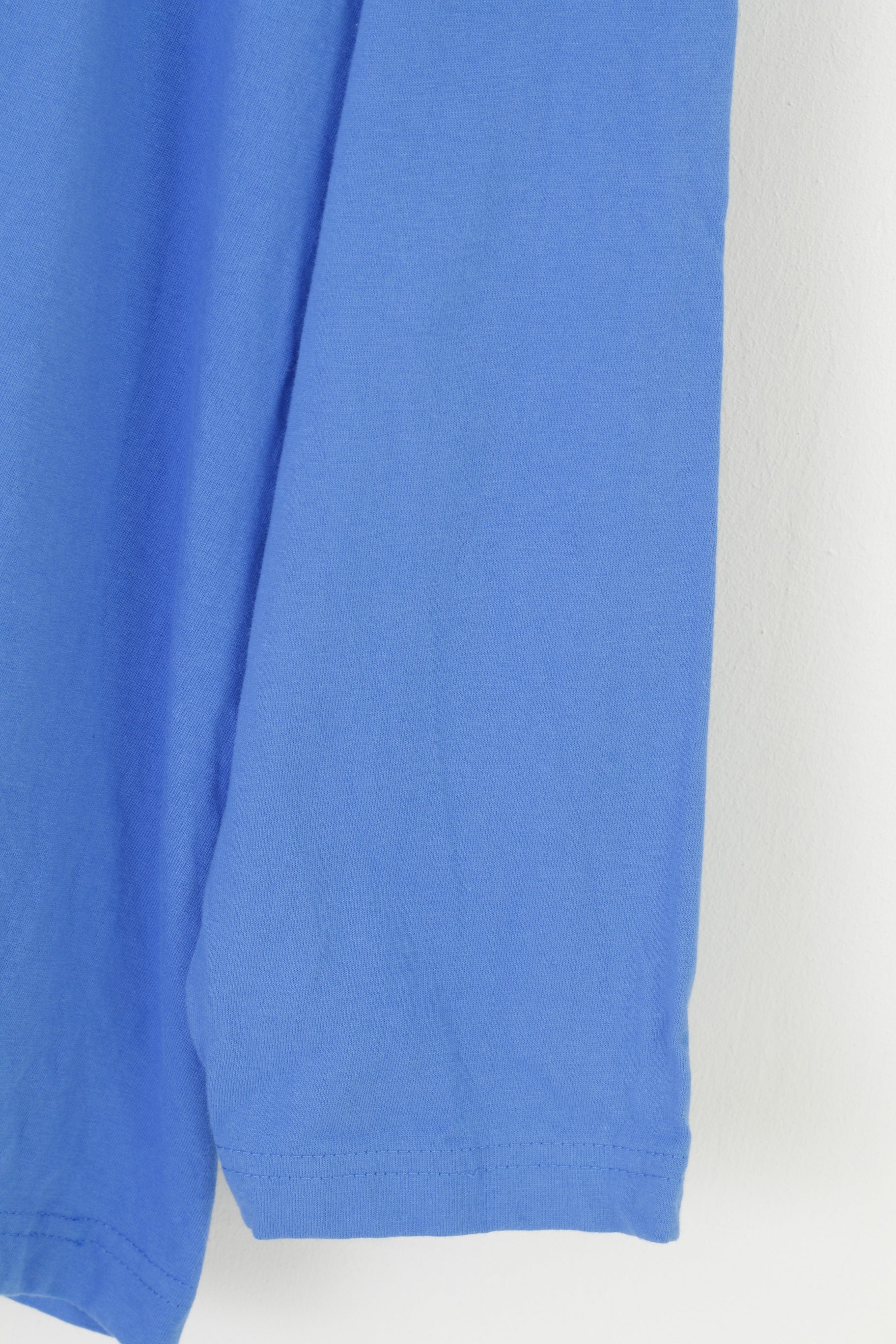 Maglietta sportiva Revolution da uomo L in cotone blu a maniche lunghe