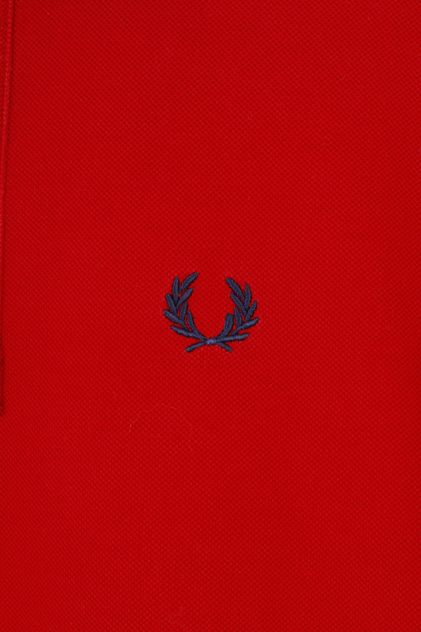 Fred Perry Hommes 38 (M) Polo Rouge Manches Courtes Édition Spéciale Col En Coton Angleterre Haut