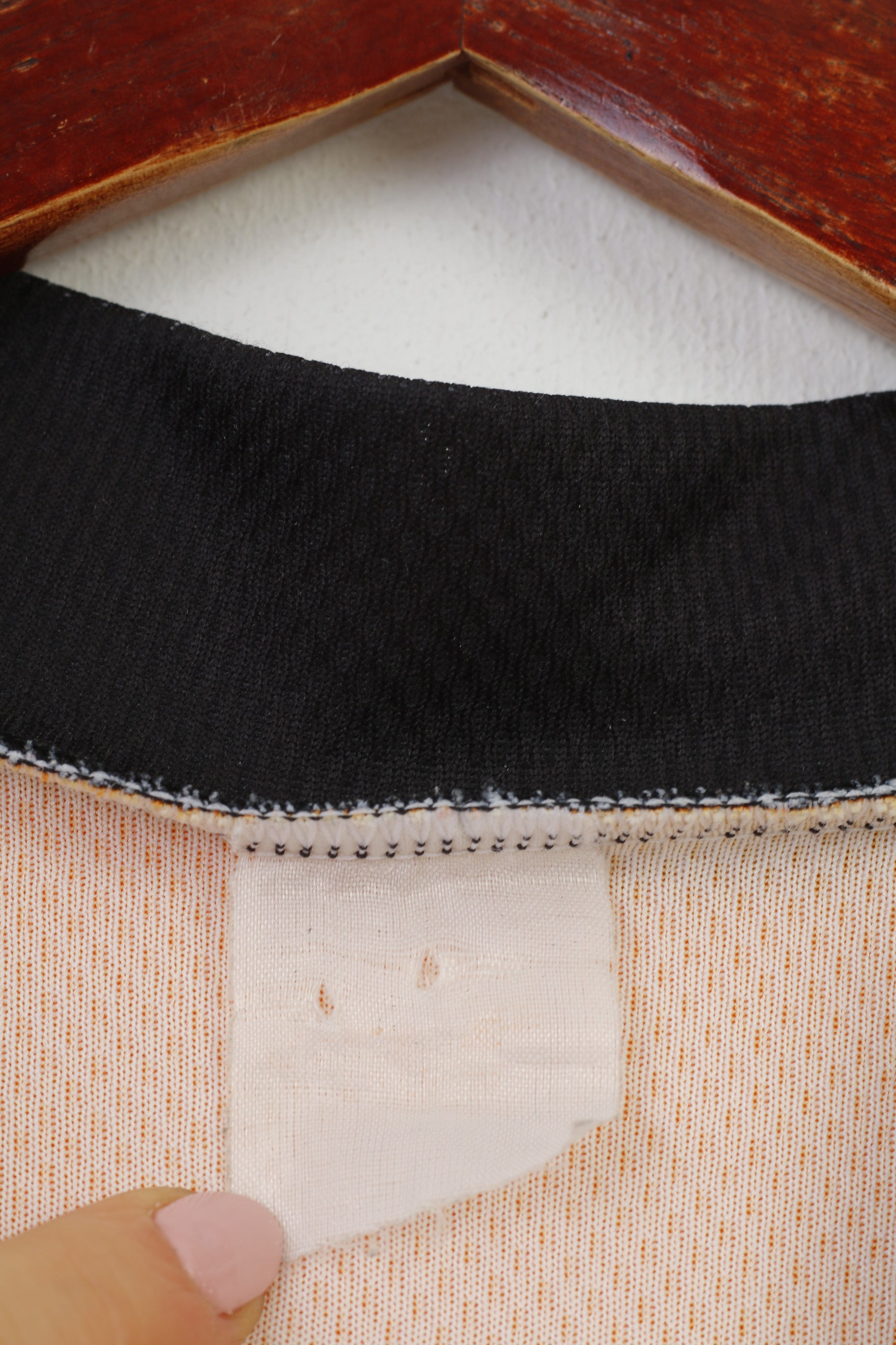 Raiffeisen Uomo M Gilet Arancione Vintage Ciclismo Activewear Zip Collo Velo Club Tasche Posteriori Sport Top