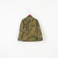 Cato Ringstad Men 42/44 Jacket Moro Green Bottoms Collar Army Norway Military Pockets Top