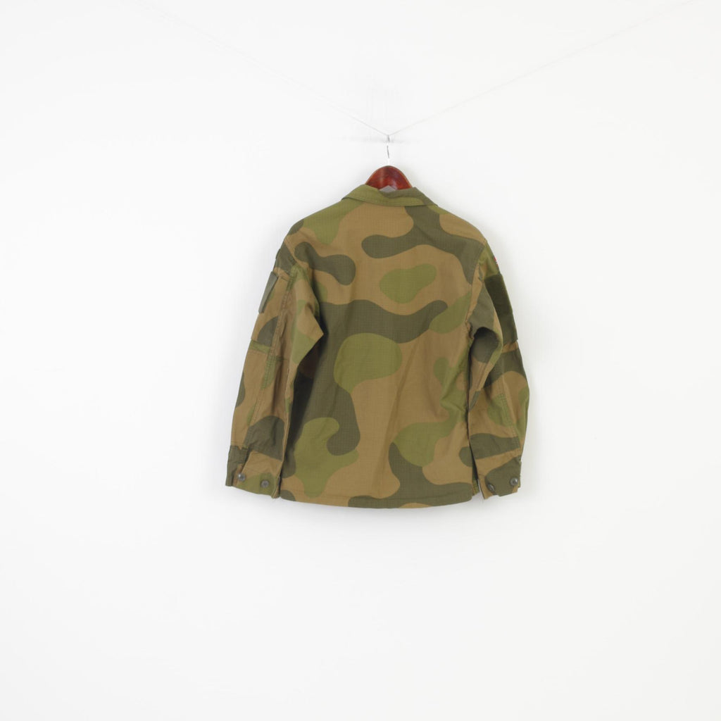 Cato Ringstad Men 42/44 Jacket Moro Green Bottoms Collar Army Norway Military Pockets Top