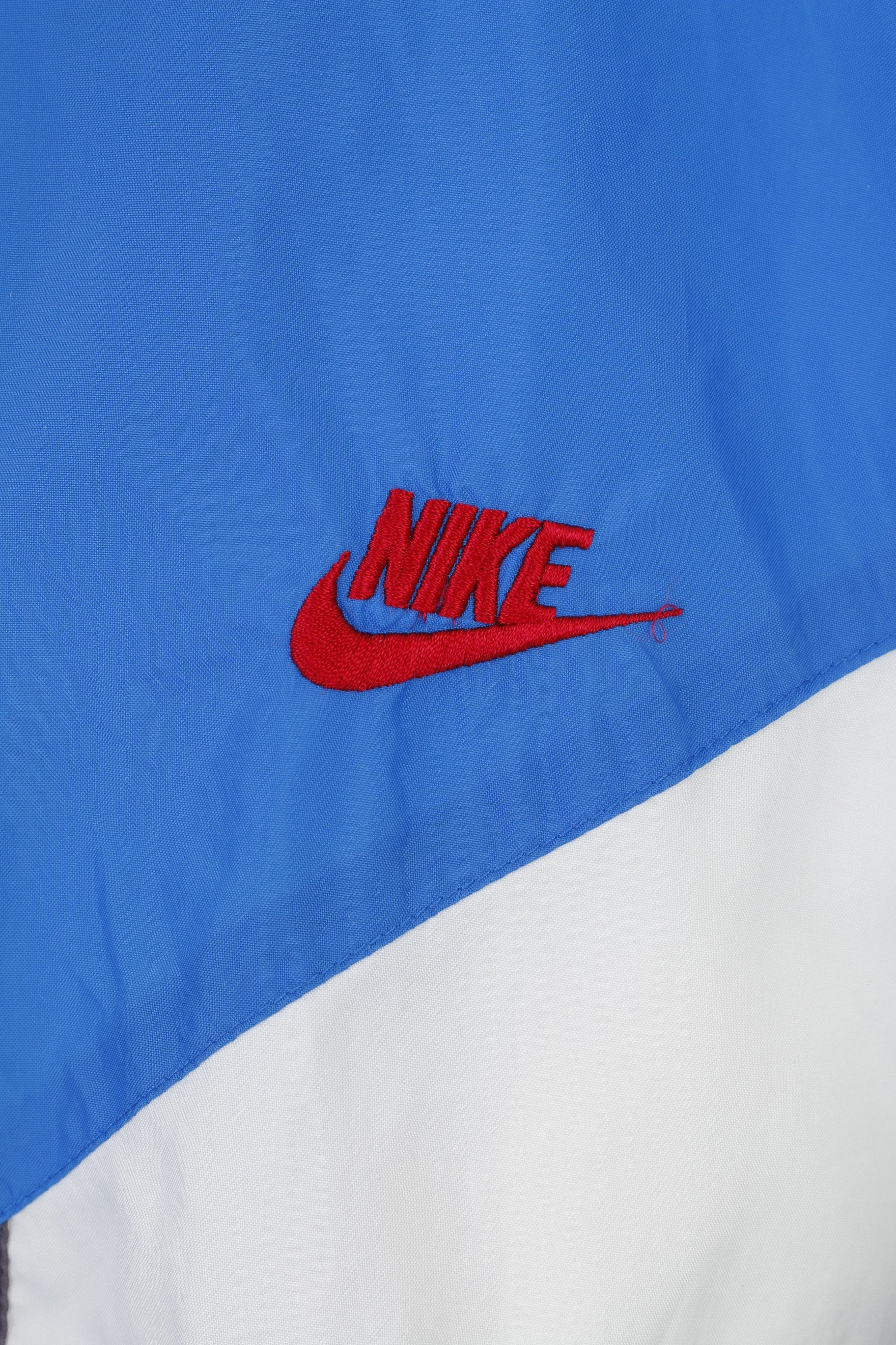 Nike Giacca da uomo XXL Blu Vintage anni '90 con cerniera intera Sportswear Oldschool Bomber Top