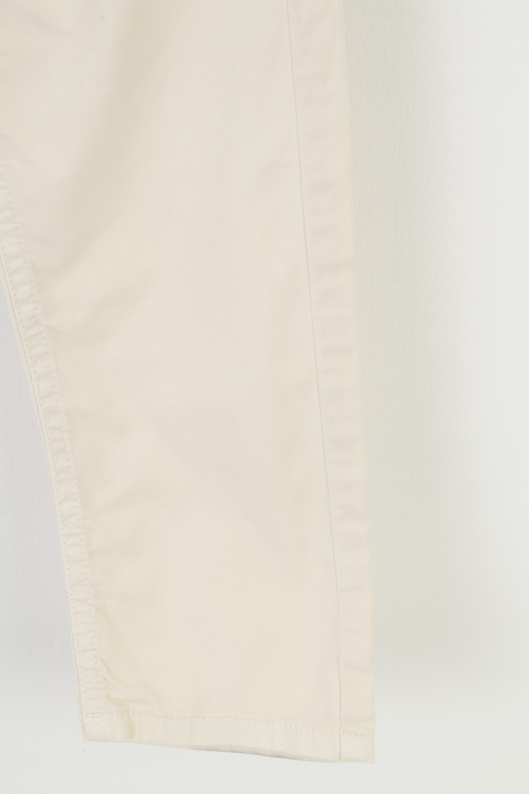 Elisabetta Franchi Pantalone Donna 28 Panna Jeans Skinny in Cotone Vintage a Vita Bassa