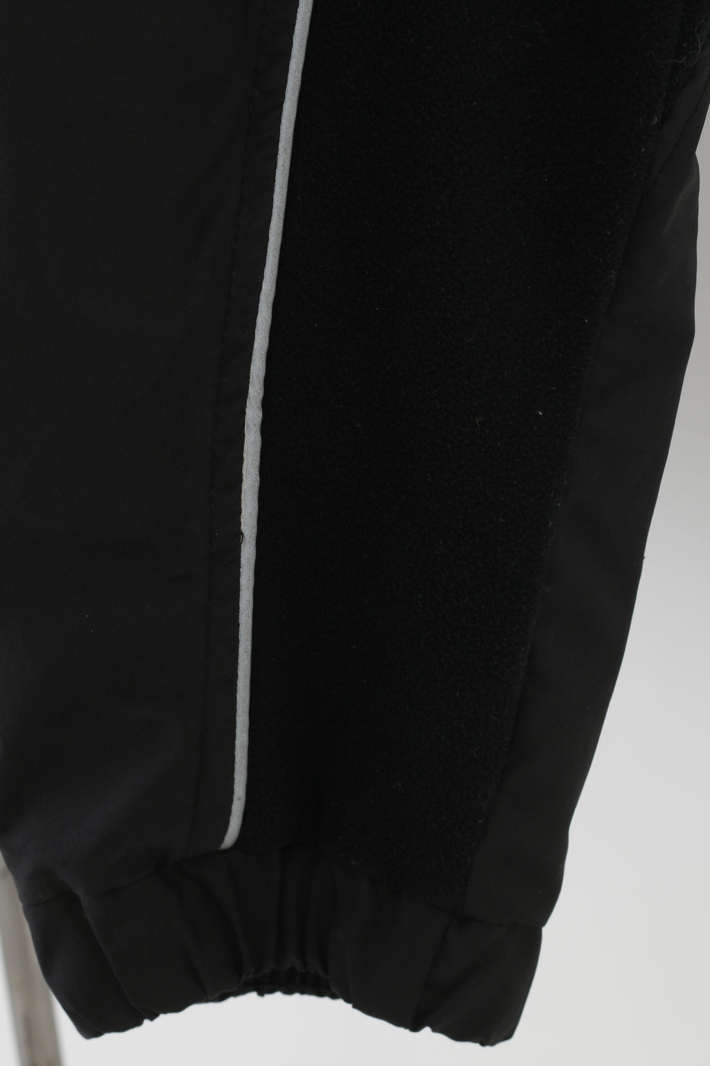 Jack Wolfskin Men XL Jacket Black Full Zipper Collar Back Fleece Vintage Sport Top