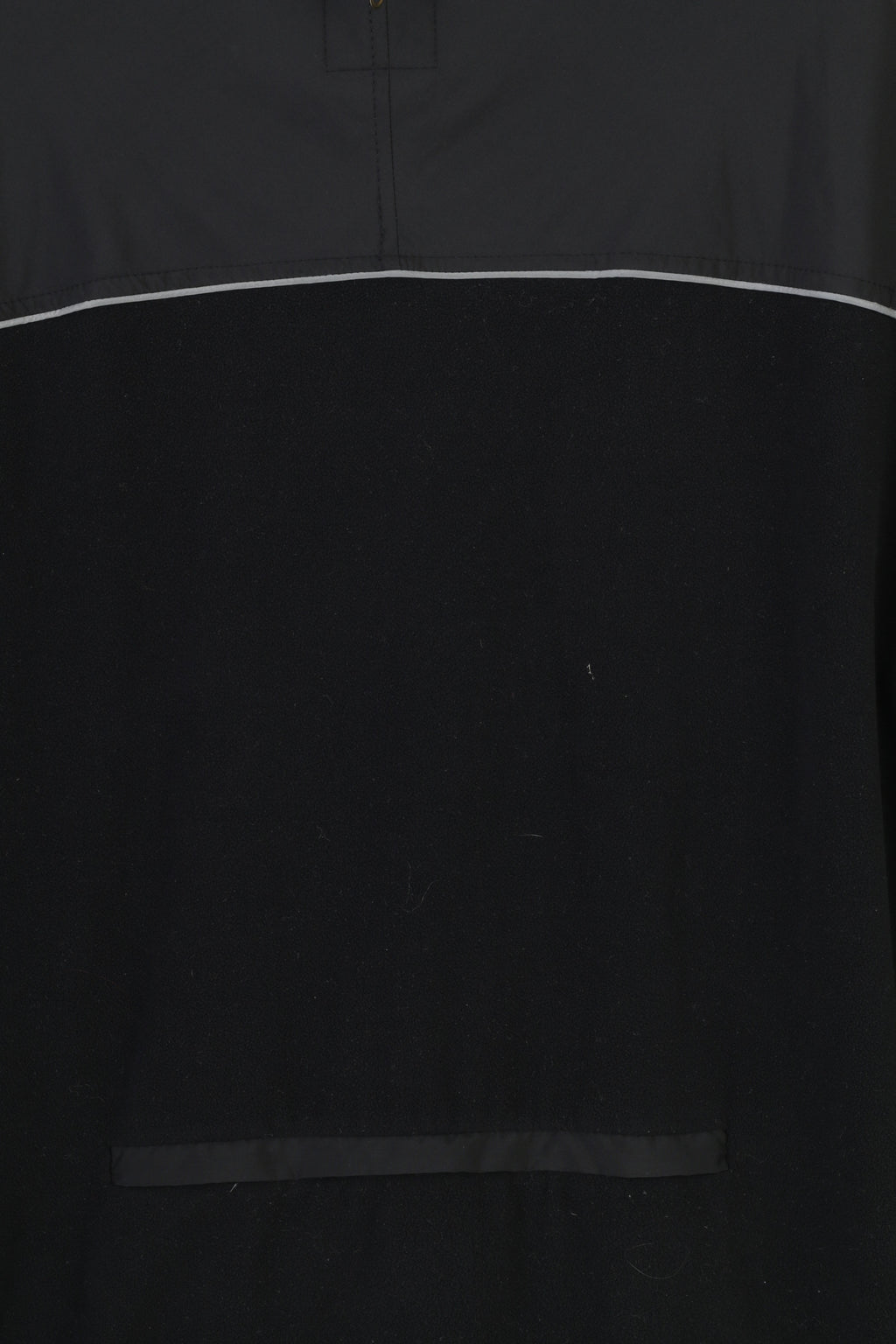 Jack Wolfskin Men XL Jacket Black Full Zipper Collar Back Fleece Vintage Sport Top