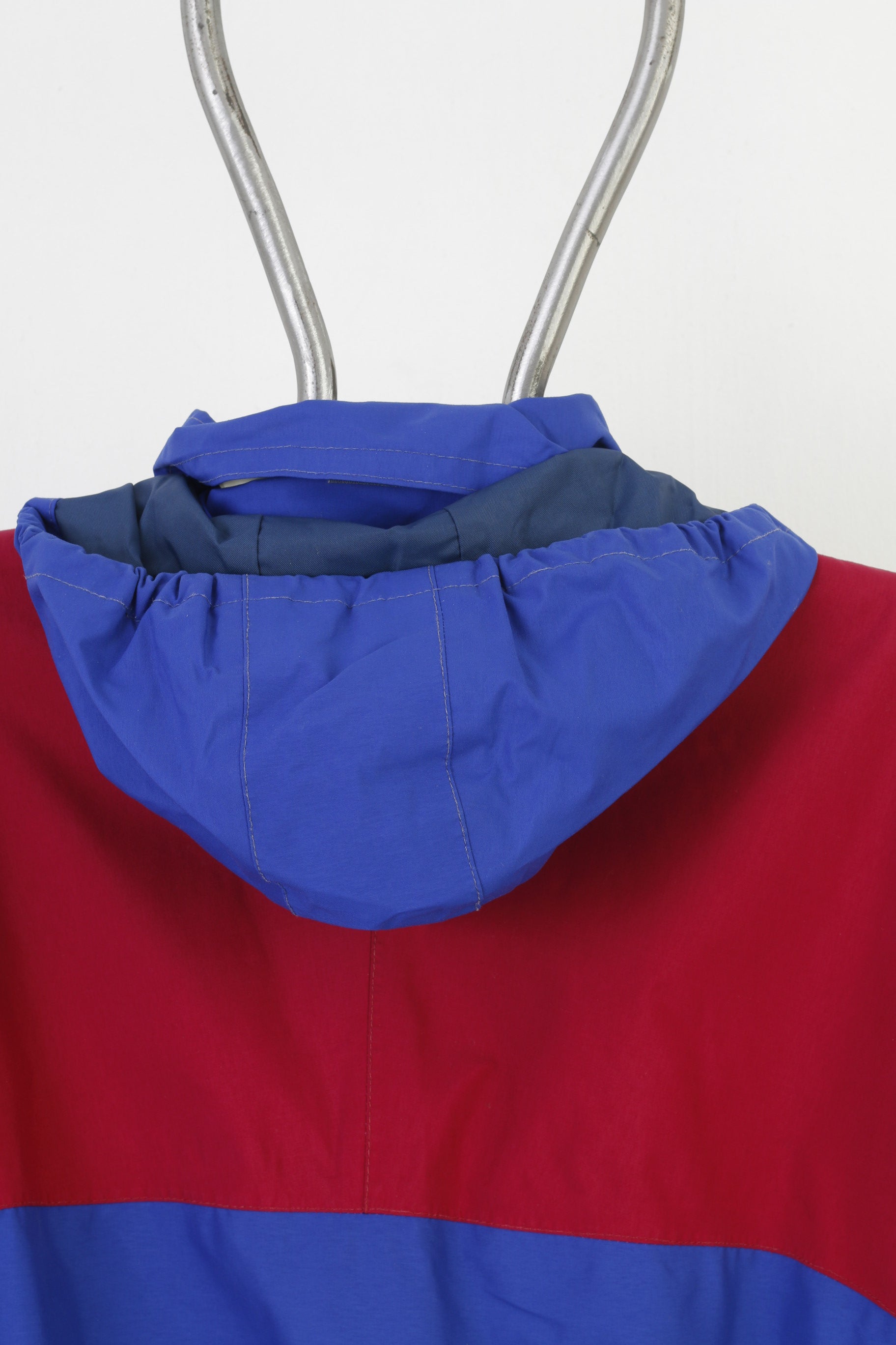 Gore Men L Jacket Gore Tex Navy Full Zipper Hood Waterproof Padded Outwear Top