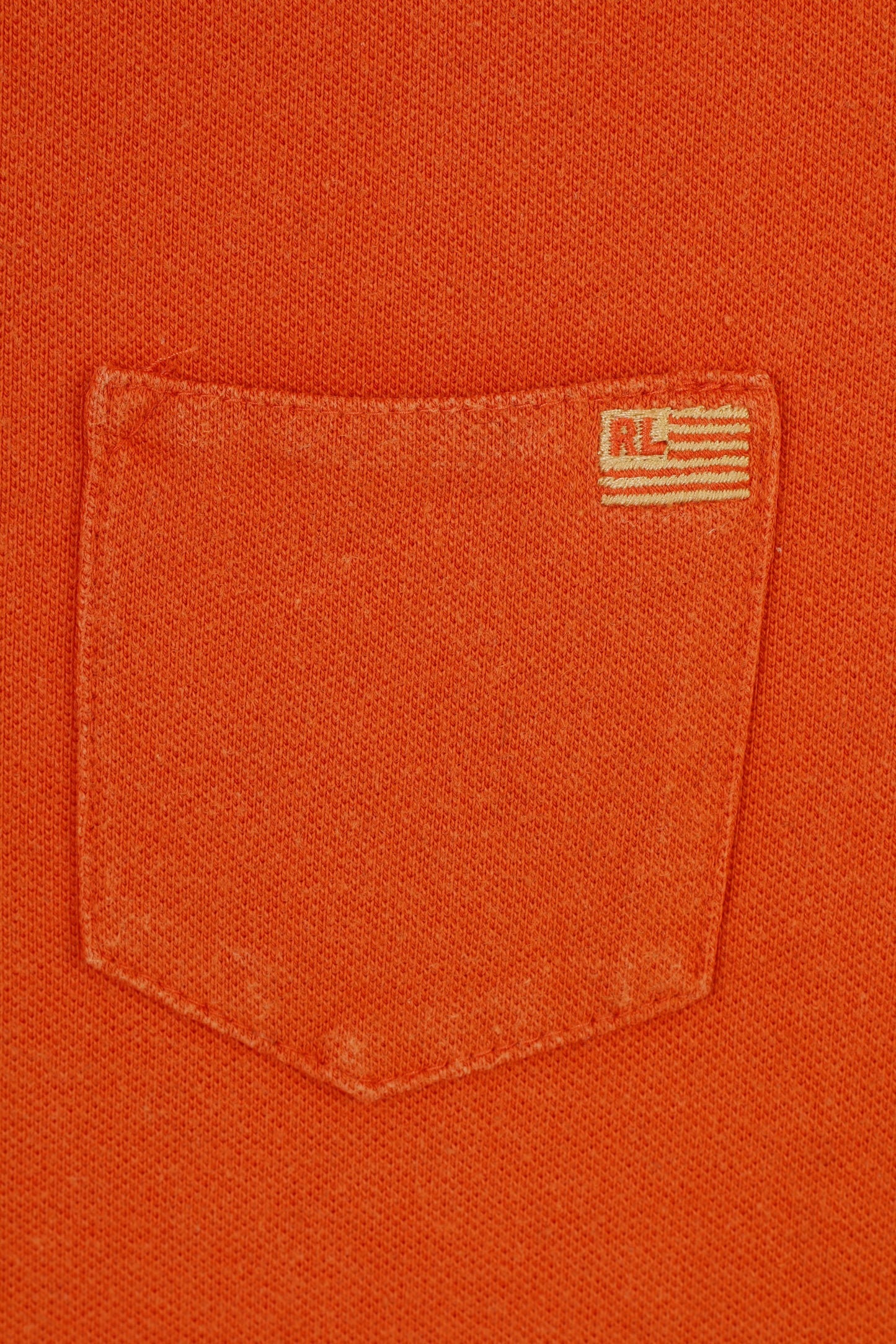 Polo Jeans Company Polo da donna L Polo in cotone arancione a maniche corte con colletto