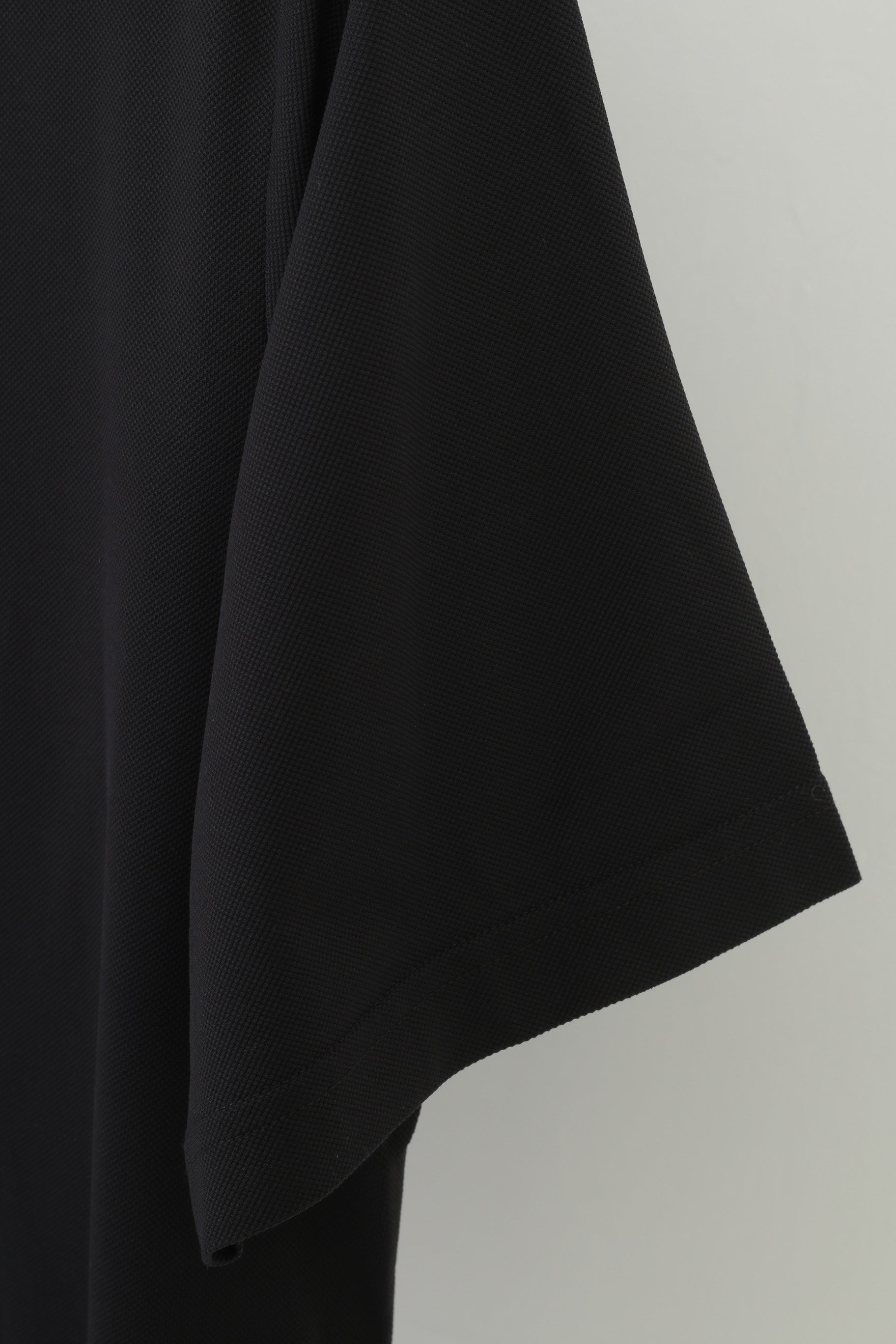 Polo Chervo da uomo 56 XL nera manica corta colletto in nylon Fischer Georg 10 top sportivo