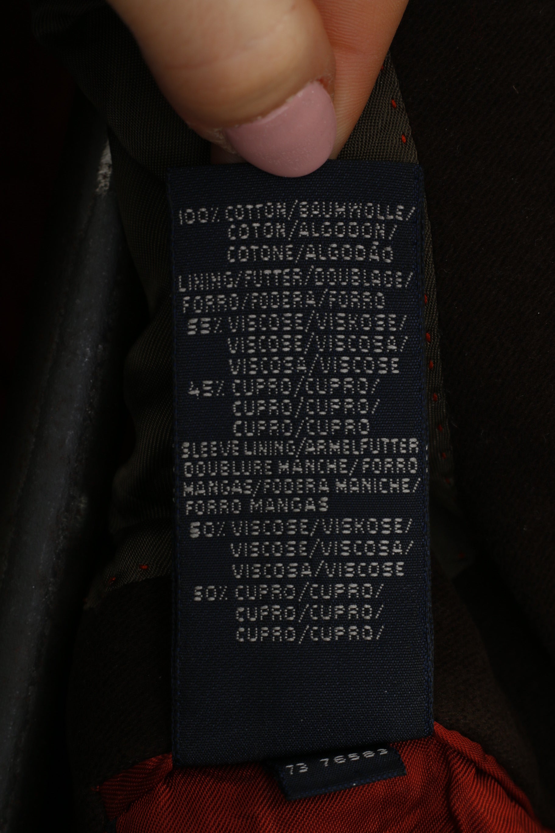 Gant Men 98 40 Blazer Brown Cotton Bottoms Breasted Elegant Made in Portugal Jacket