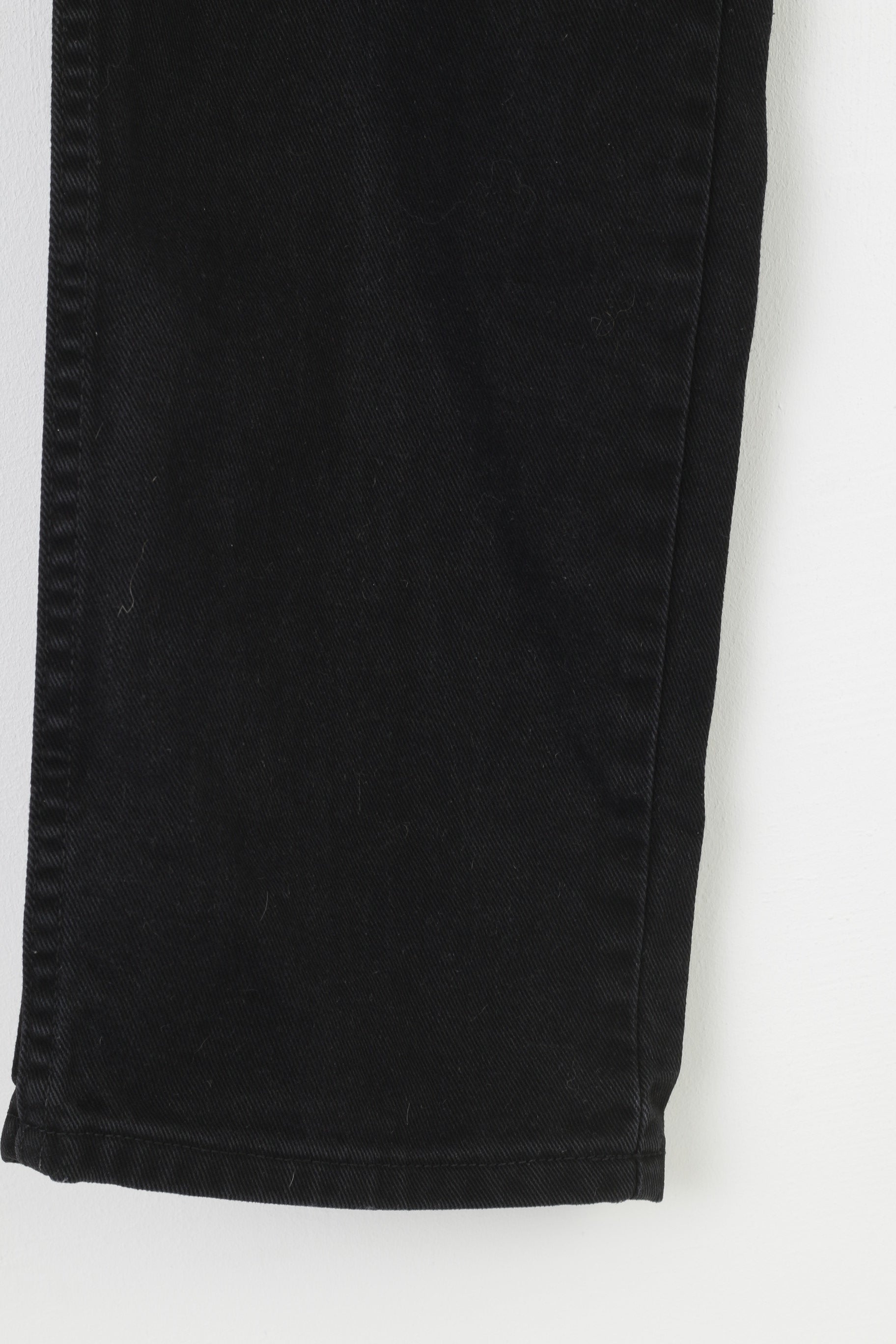 Wrangler Men 35 Trousers Jeans Black Vintage Wide Leg Pants