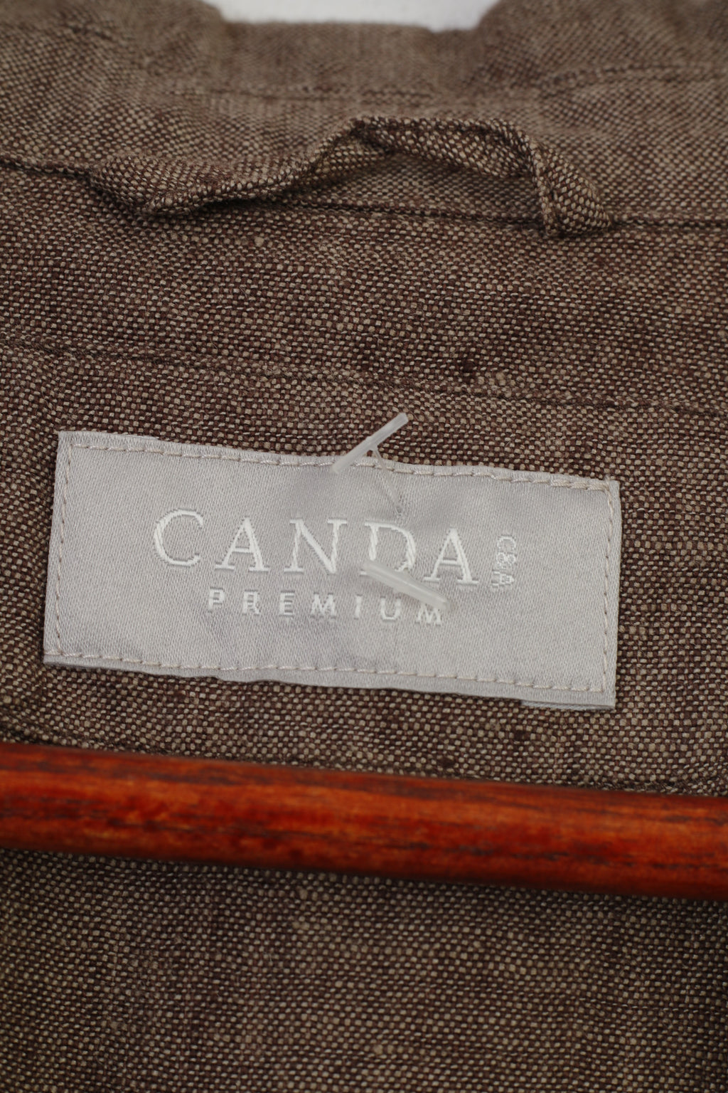 Canda Woman  M Jacket Brown Bottoms Breasted Premium C&A Vintage Top