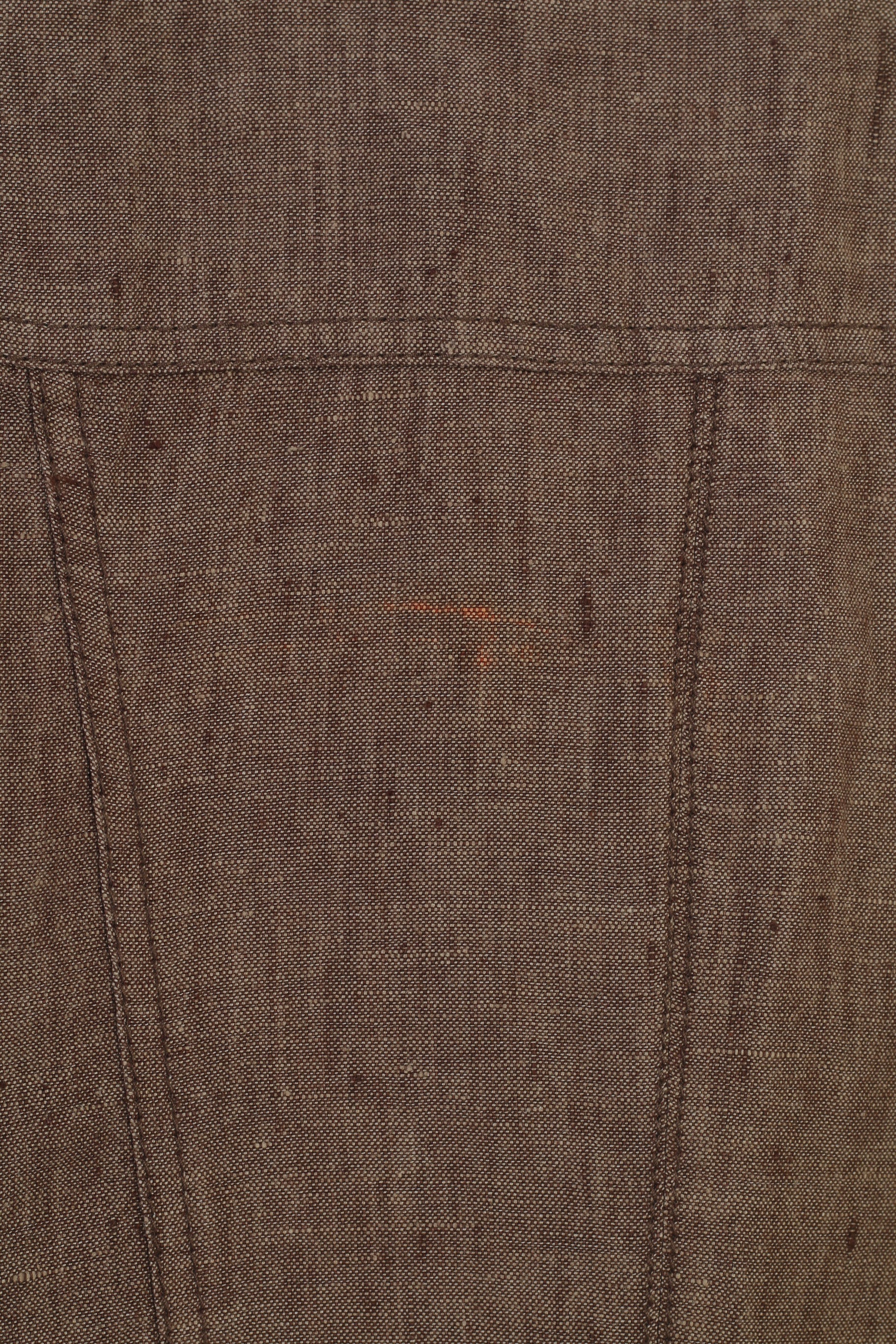 Canda Woman  M Jacket Brown Bottoms Breasted Premium C&A Vintage Top