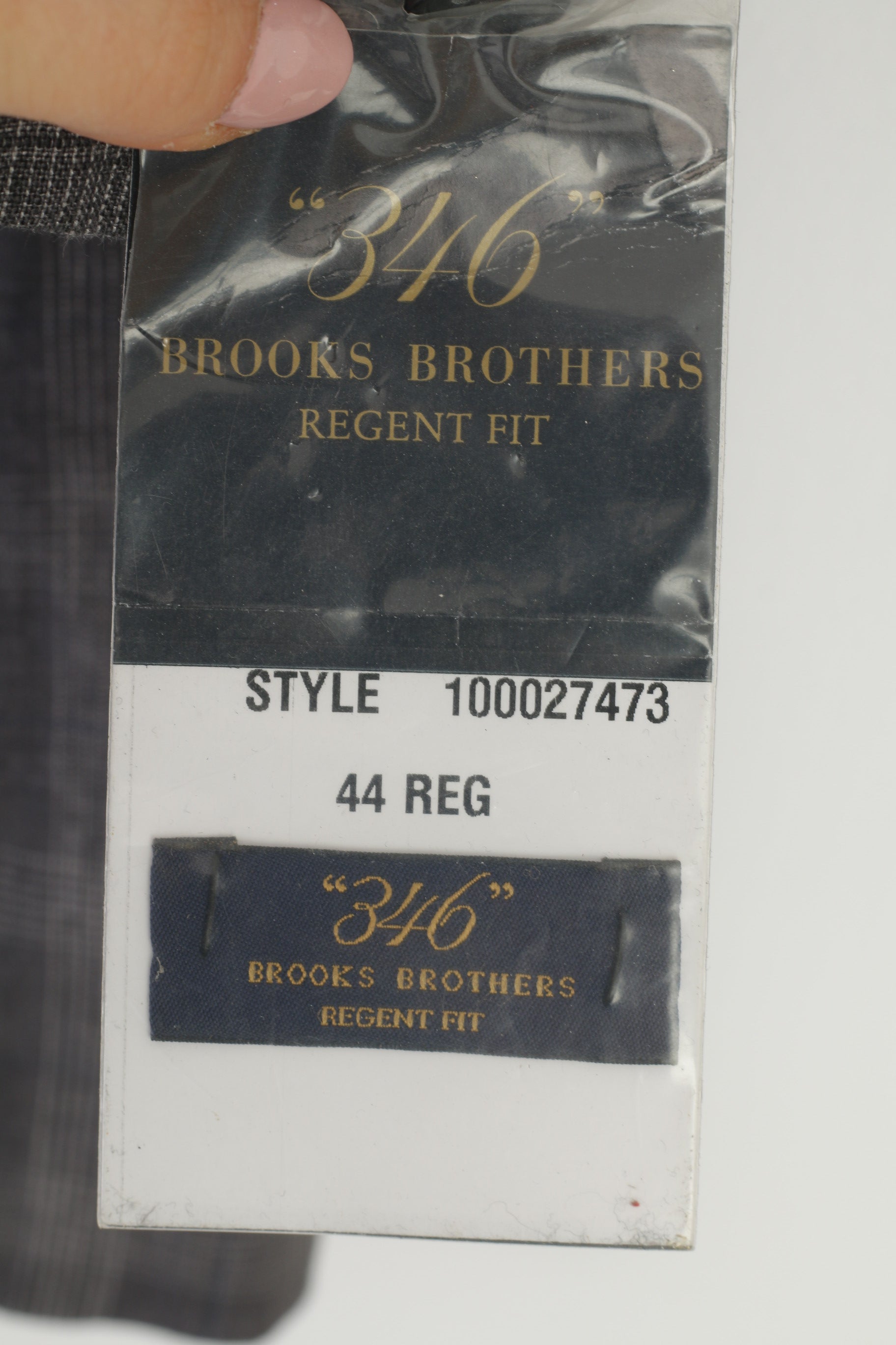 NEW Brooks Brothers Men 44 Blazer Grey Checkered Breasted Regent Fit Linen 346 Jacket