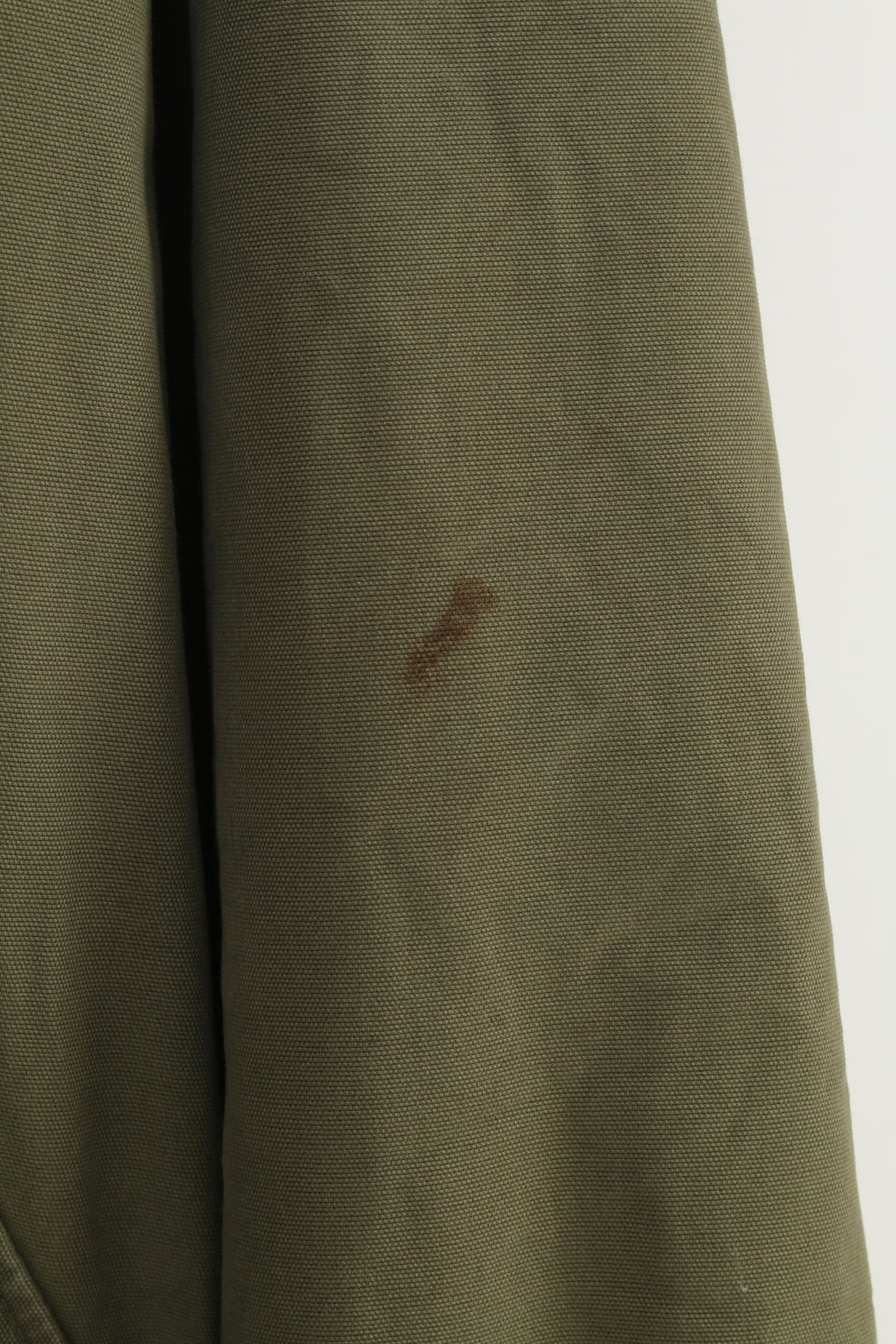 The Superdry Woman 44 M Jacket Khaki Cotton Oversize Padded Hood Vintage Full Zipper Winter Top