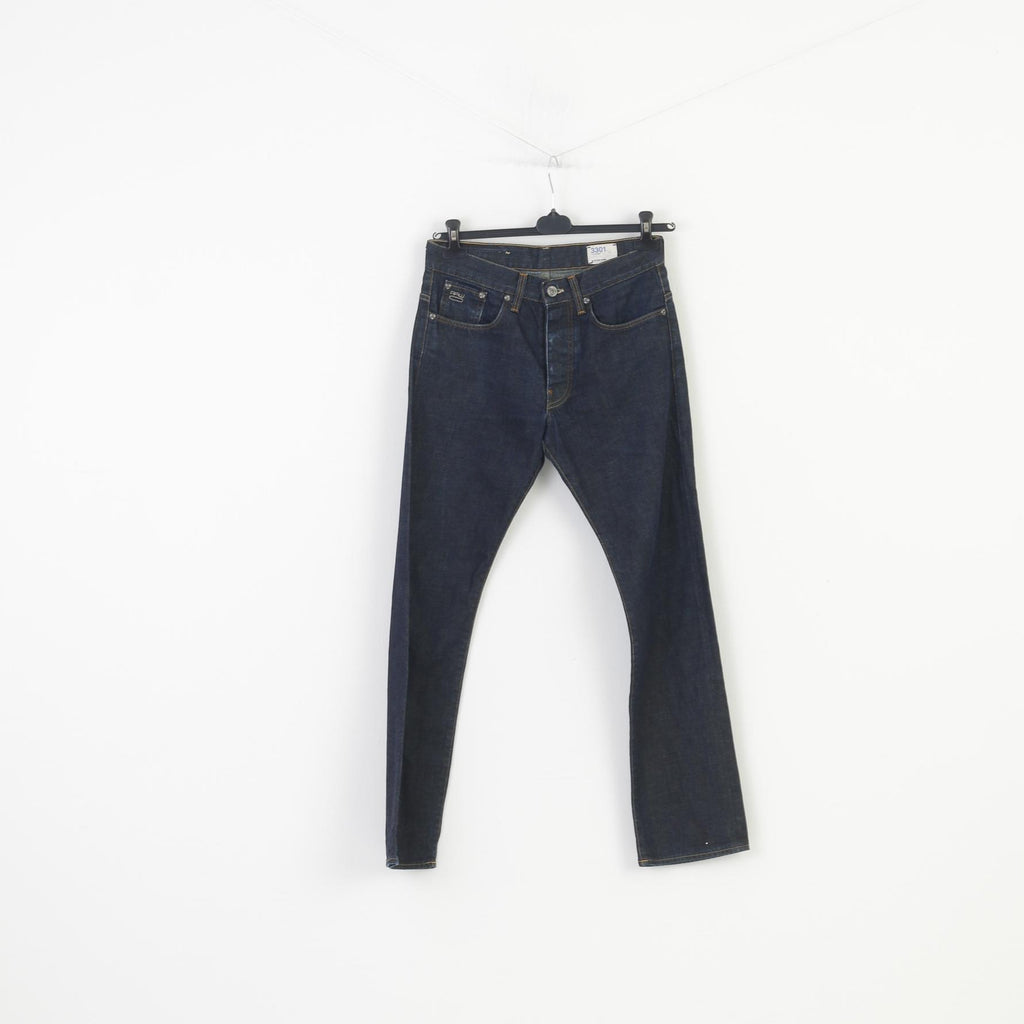 G-Star Raw Men 30 Trousers Jeans Navy Cotton Classic Bottoms Pants 