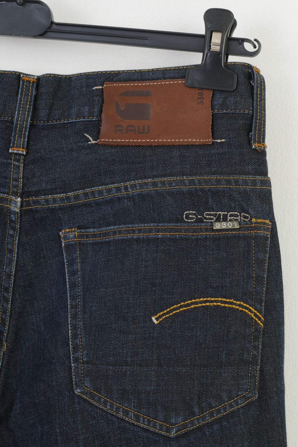 Pantaloni G-Star Raw da uomo 30 Jeans Pantaloni classici in cotone blu scuro