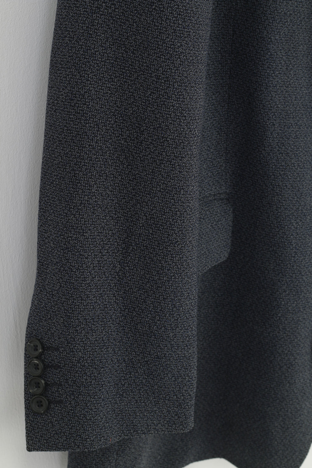 Tules Men 52 42  Blazer Vintage Italy Wool Navy Single Breasted Flamenco Jacket