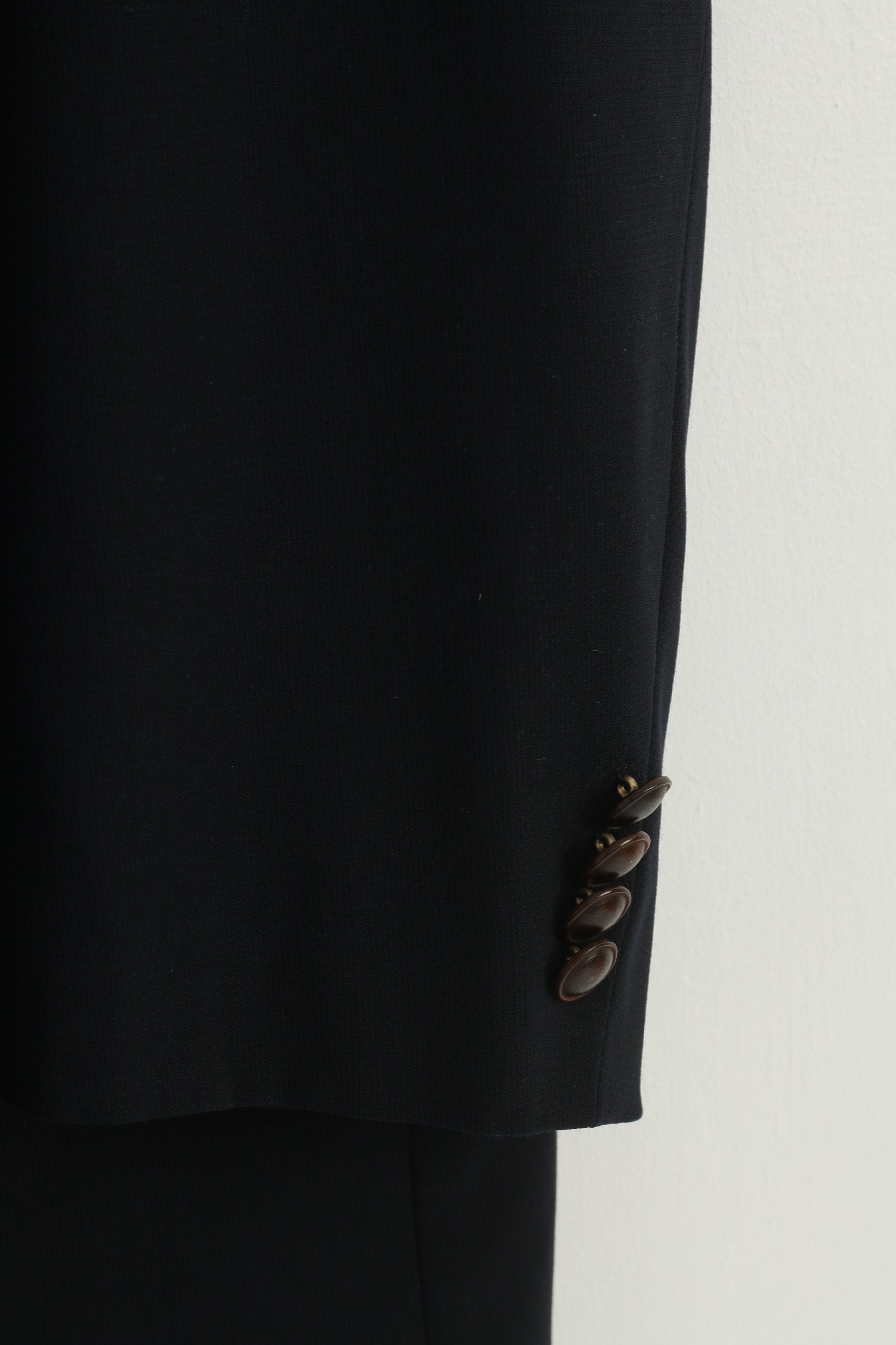 Hugo Boss Men 58 Blazer Navy Elegant Super 100 Wool Bottoms Jacket