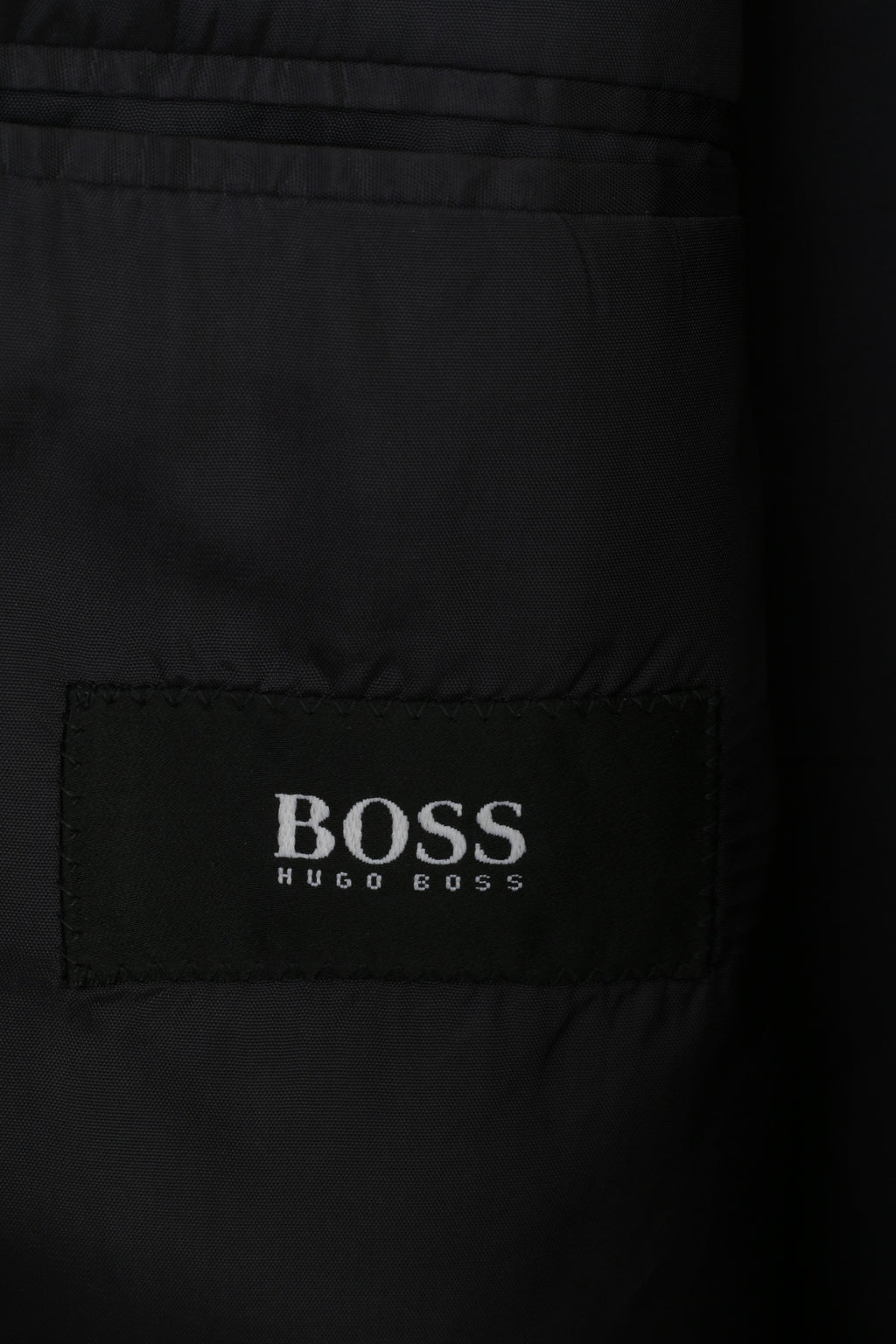 Hugo Boss Hommes 58 Blazer Marine Élégant Super 100 Laine Bas Veste