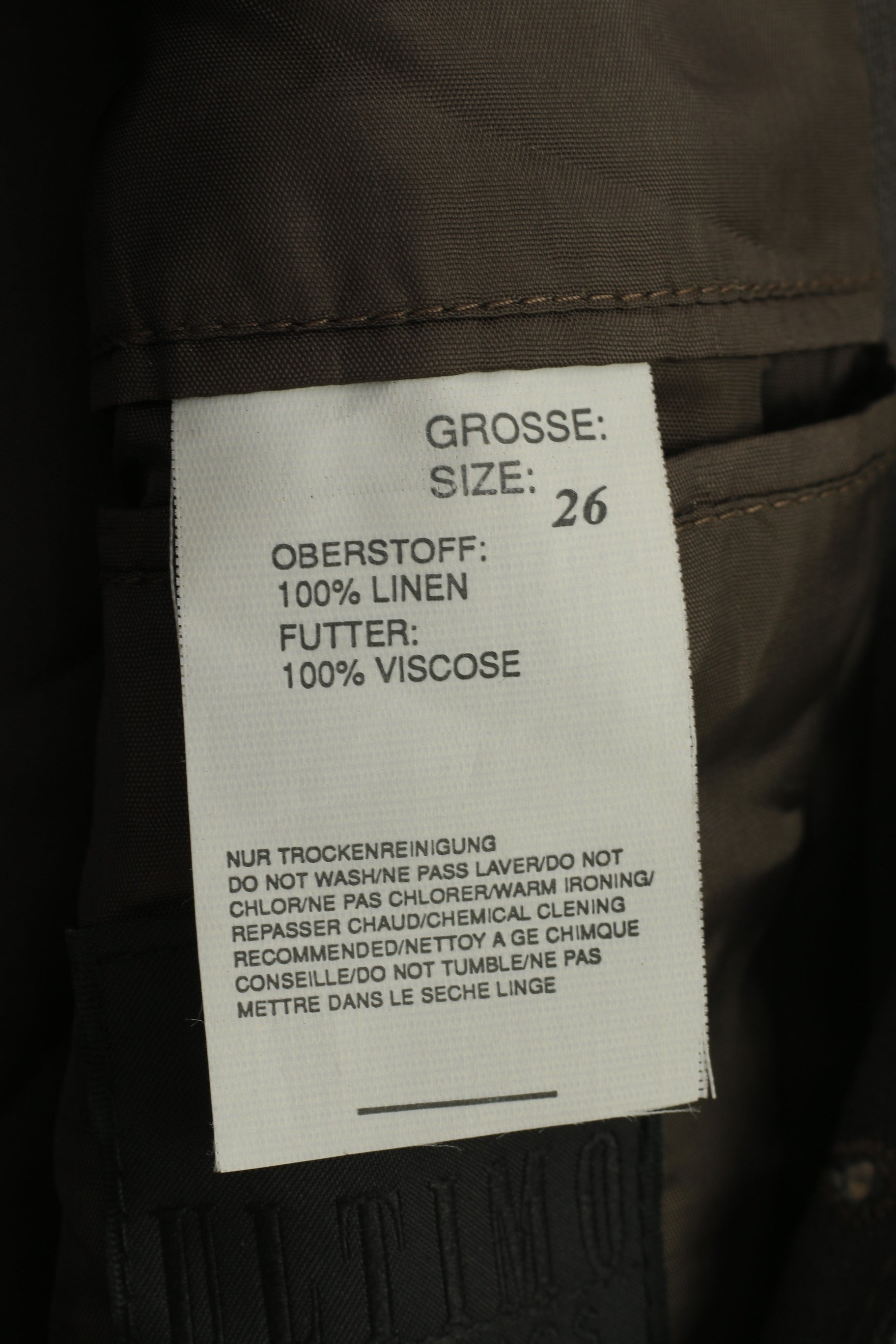 Ultimo Men 26 40 Blazer Grey Breasted Bottoms Classics Santomia Super 100's Linen Jacket