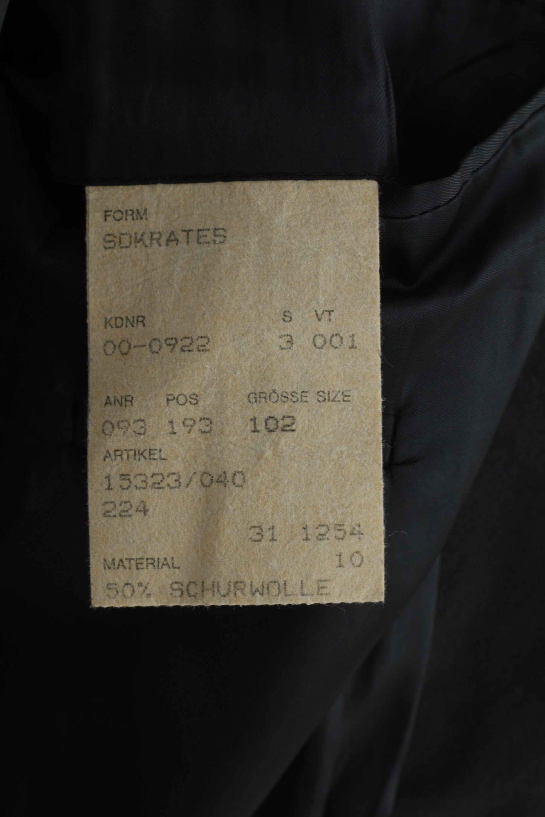 Hugo Boss Men 102 40 Blazer Navy Breasted Collar Bottoms Wool Jacket