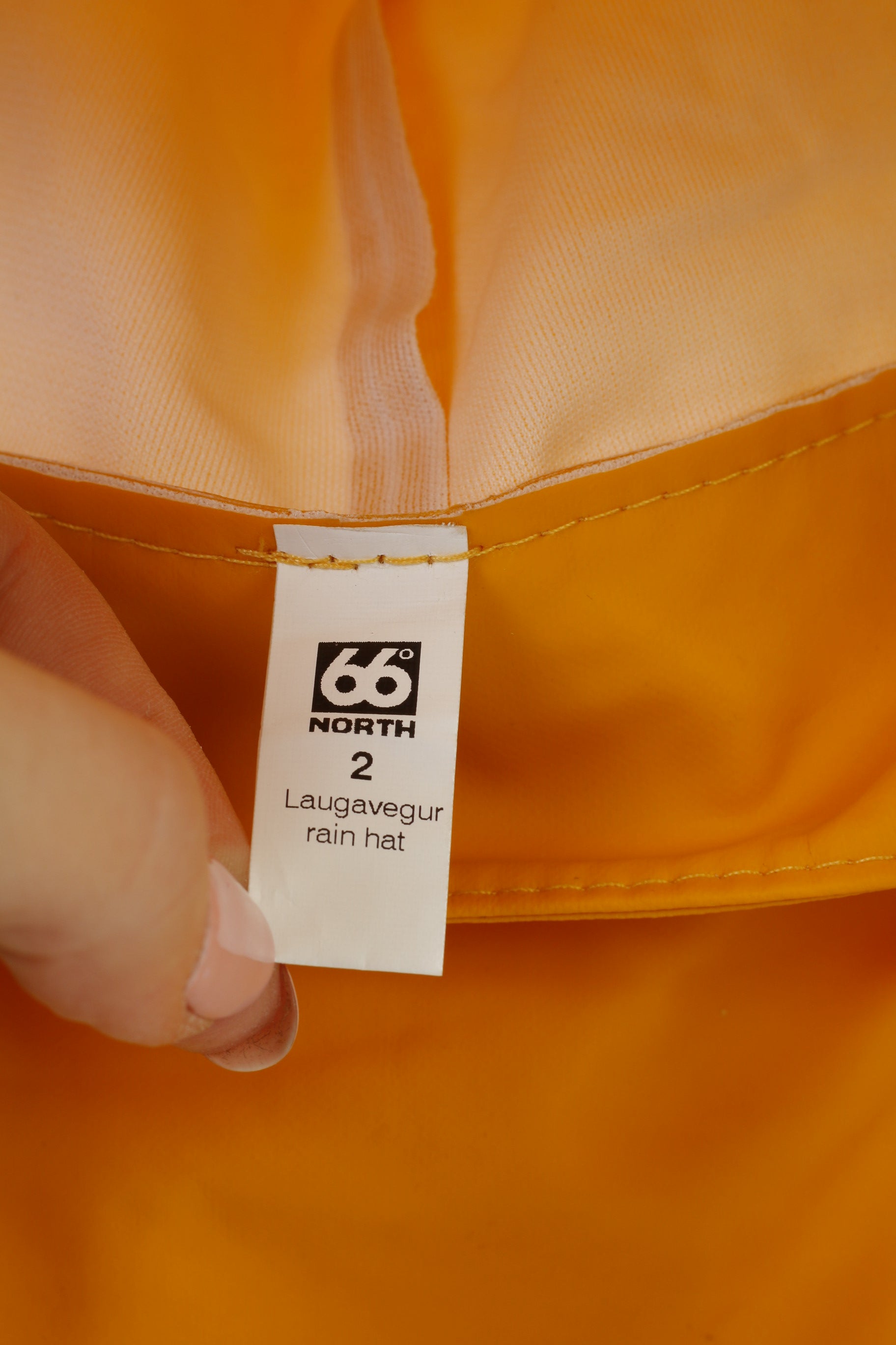 66 North Islande Ensemble imperméable 2XL pour homme avec chapeau, capuche jaune, fermeture éclair complète, poches en polyamide, haut imperméable vintage