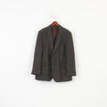 James Barry Men 48 58 Blazer Charcoal Bottoms Single Breasted Made in England Elegant Classic Jacket