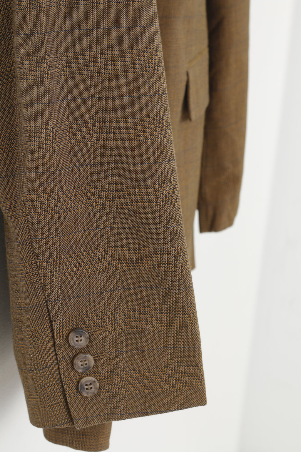 United Colors Of Benetton Uomo 44 54 Blazer Giacca monopetto elegante in cotone marrone