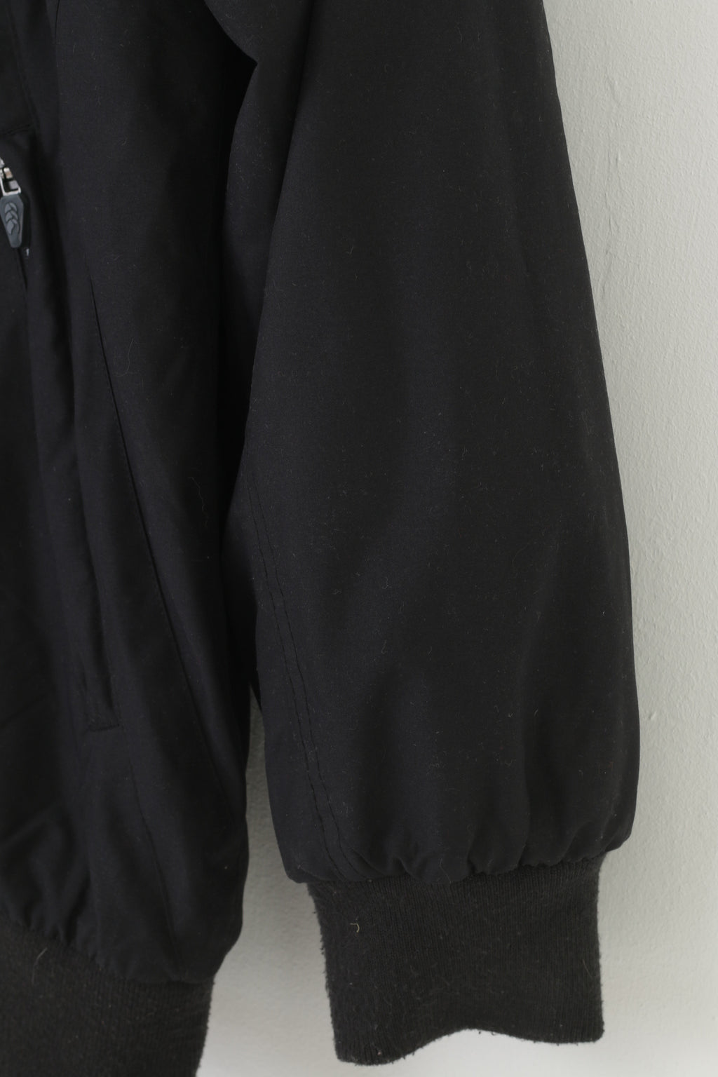 Canterbury Boys 14 Age Jacket Black Fleece Double Side Vintage Full Zipper Top