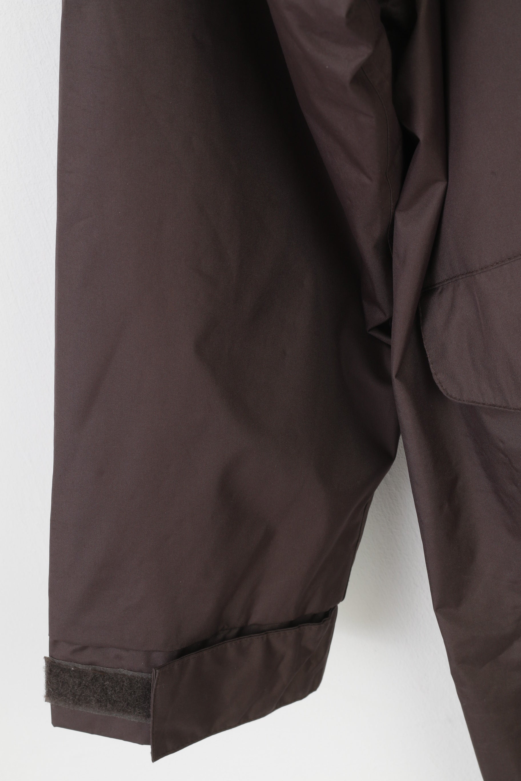 Target Dry Men L Coat Brown Long Full Zipper Waterproof Vintage Top