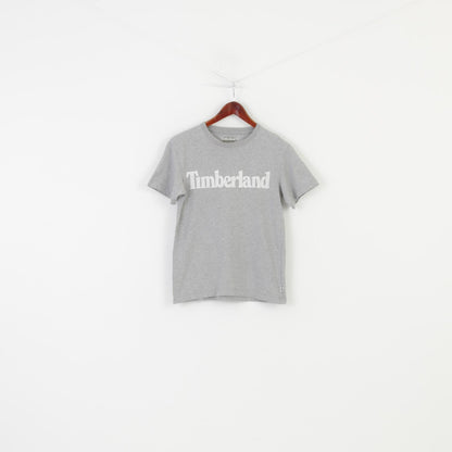 Timberland Boys 14 Age T-shirt Grey Short Sleeve Sport Top