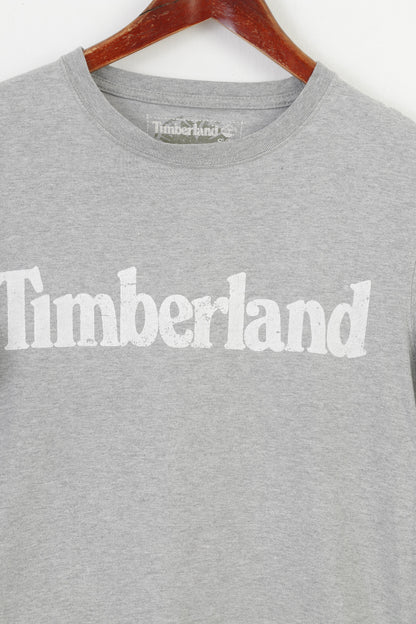 Timberland Boys 14 Age T-shirt Gris Haut de sport à manches courtes