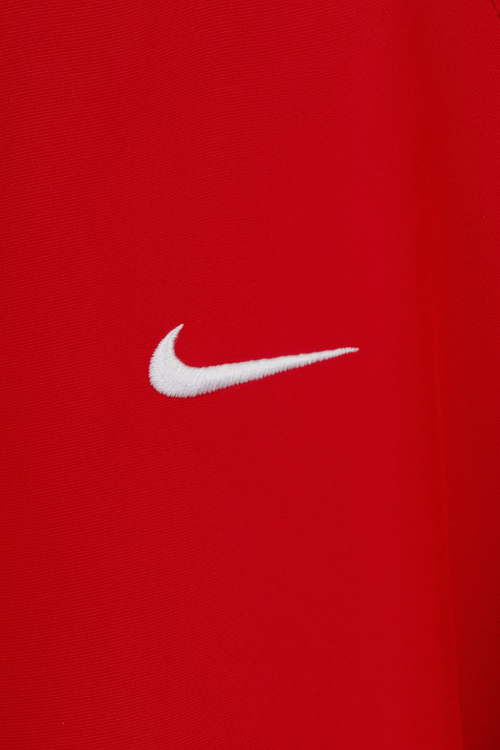 Nike Men XL Jacket Red Sport Full Zipper Vintage Sportswear Top