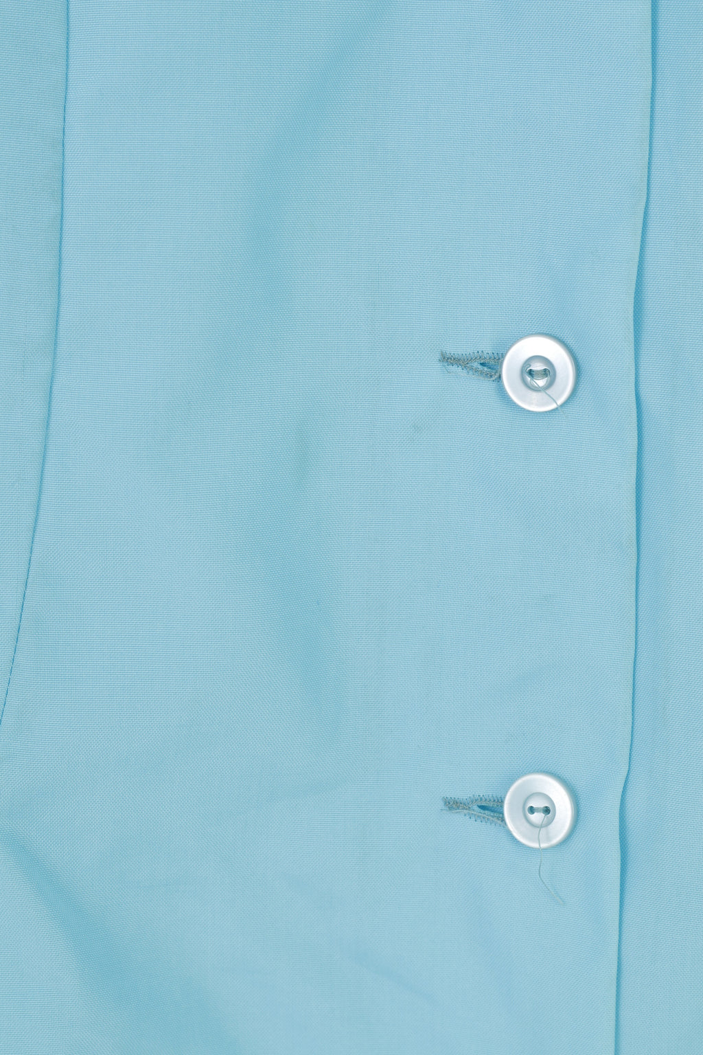 St Michael Woman L Jacket Blue Nylon Bottoms Collar Vintage Shiny Top