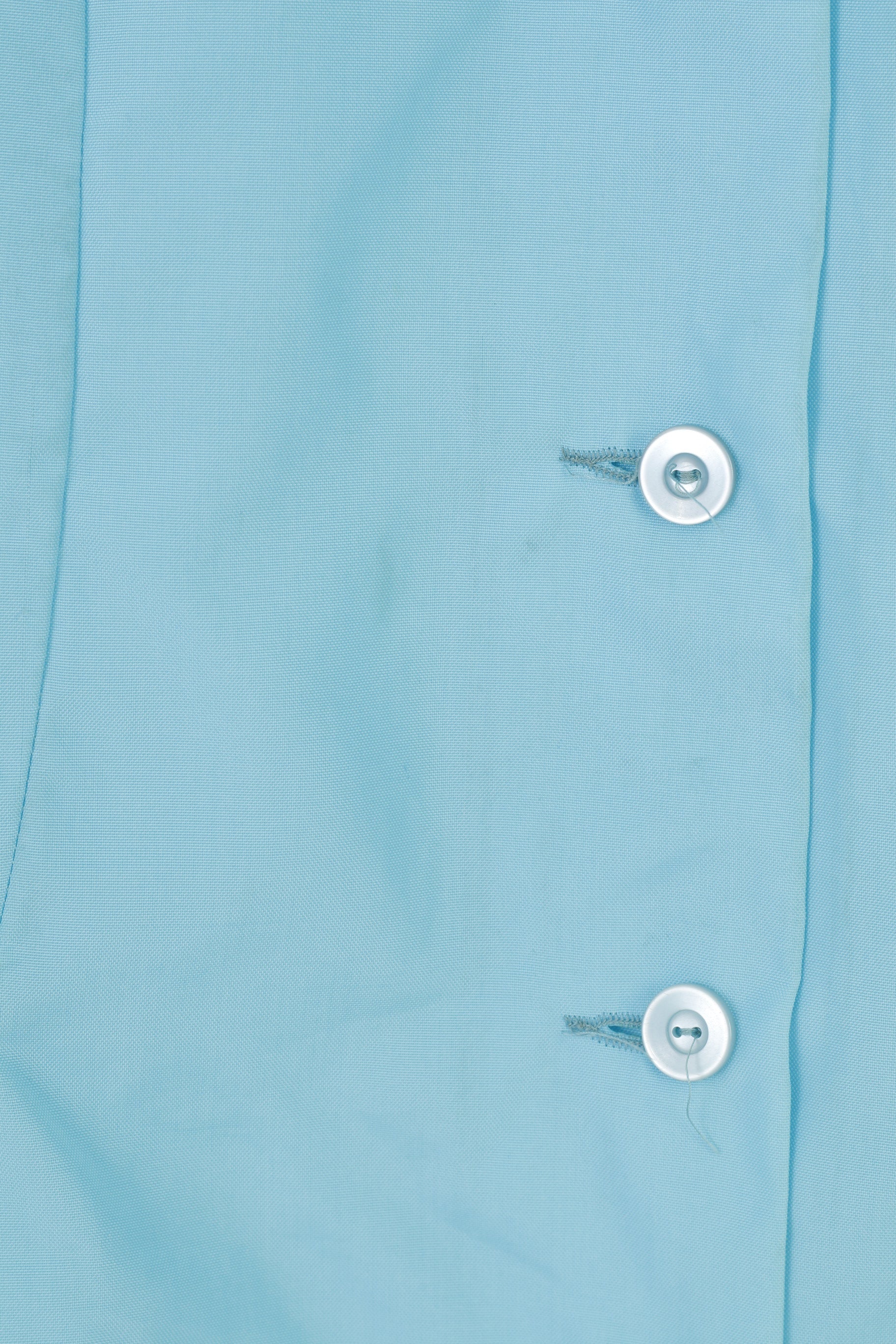 St Michael Woman L Jacket Blue Nylon Bottoms Collar Vintage Shiny Top