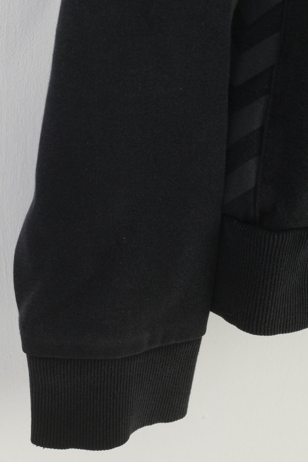 Hummel Garçons XL 14/15 Âge Sweatshirt Noir Full Zipper Hood Sport Cotton Top