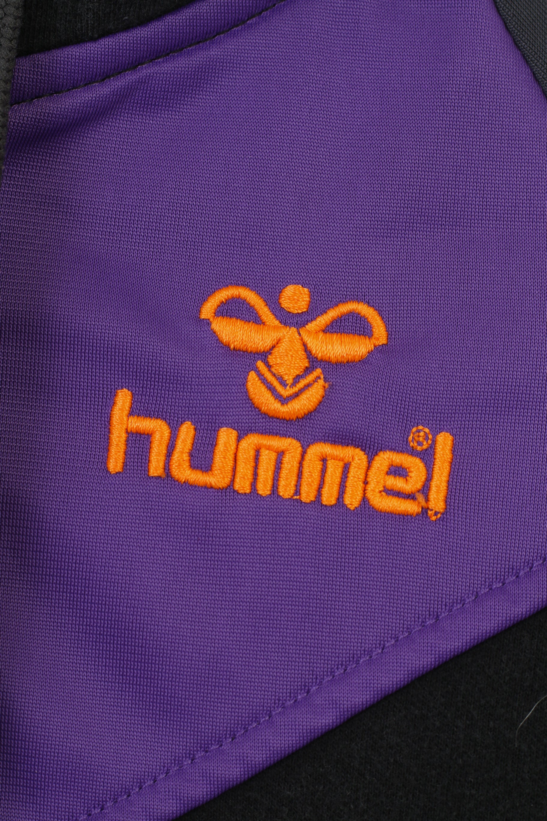 Hummel Garçons XL 14/15 Âge Sweatshirt Noir Full Zipper Hood Sport Cotton Top
