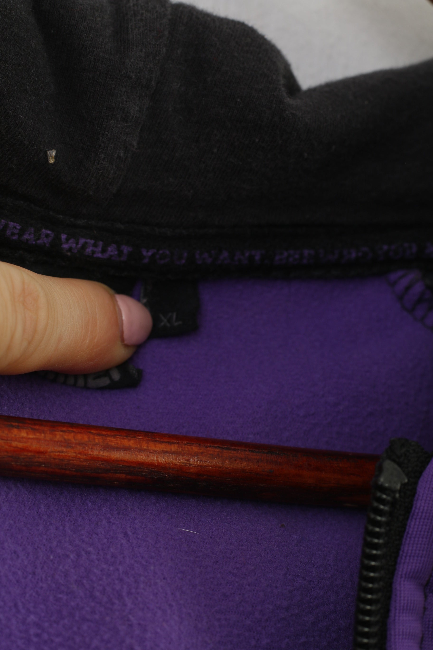 Hummel Garçons XL 14/15 Âge Sweatshirt Noir Full Zipper Hood Sport Cotton Top