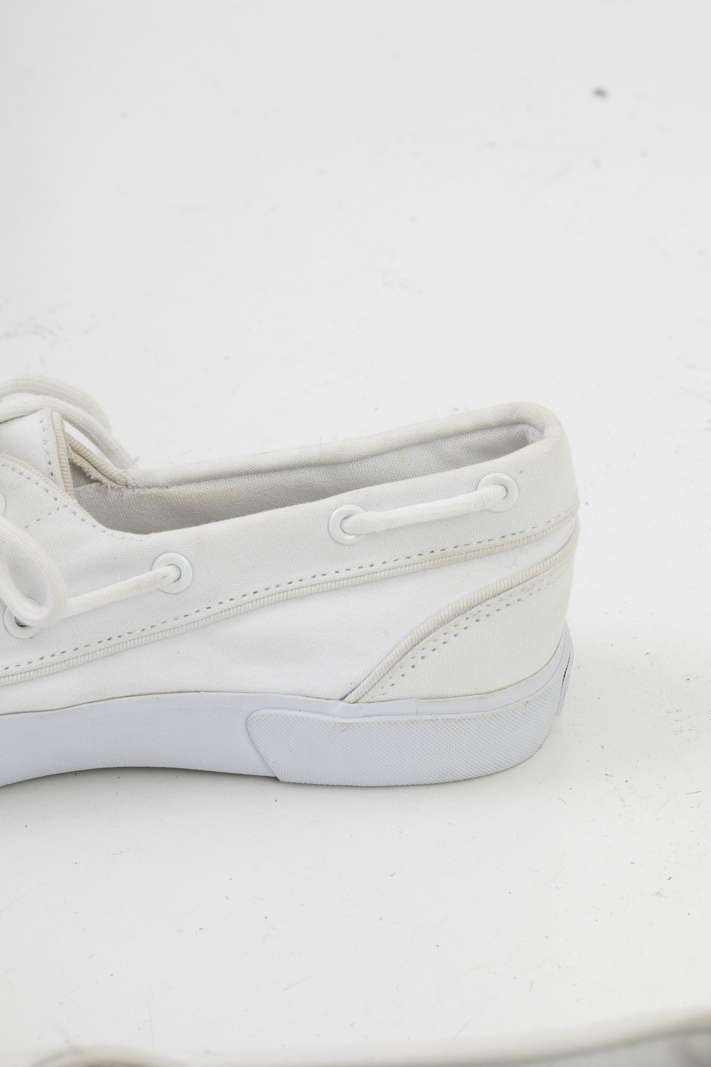 Polo Ralph Lauren Uomo 9.5 44 Scarpe Sneakers in cotone bianco Lacci