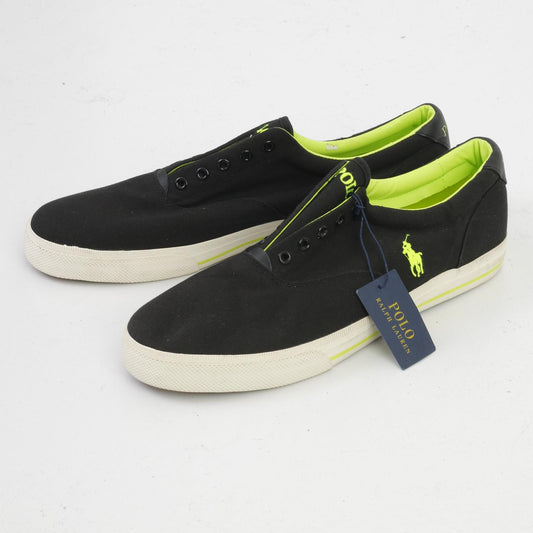  NEW Polo Ralph Lauren Men 15 50 Shoes Black Training Without Laces Trousers