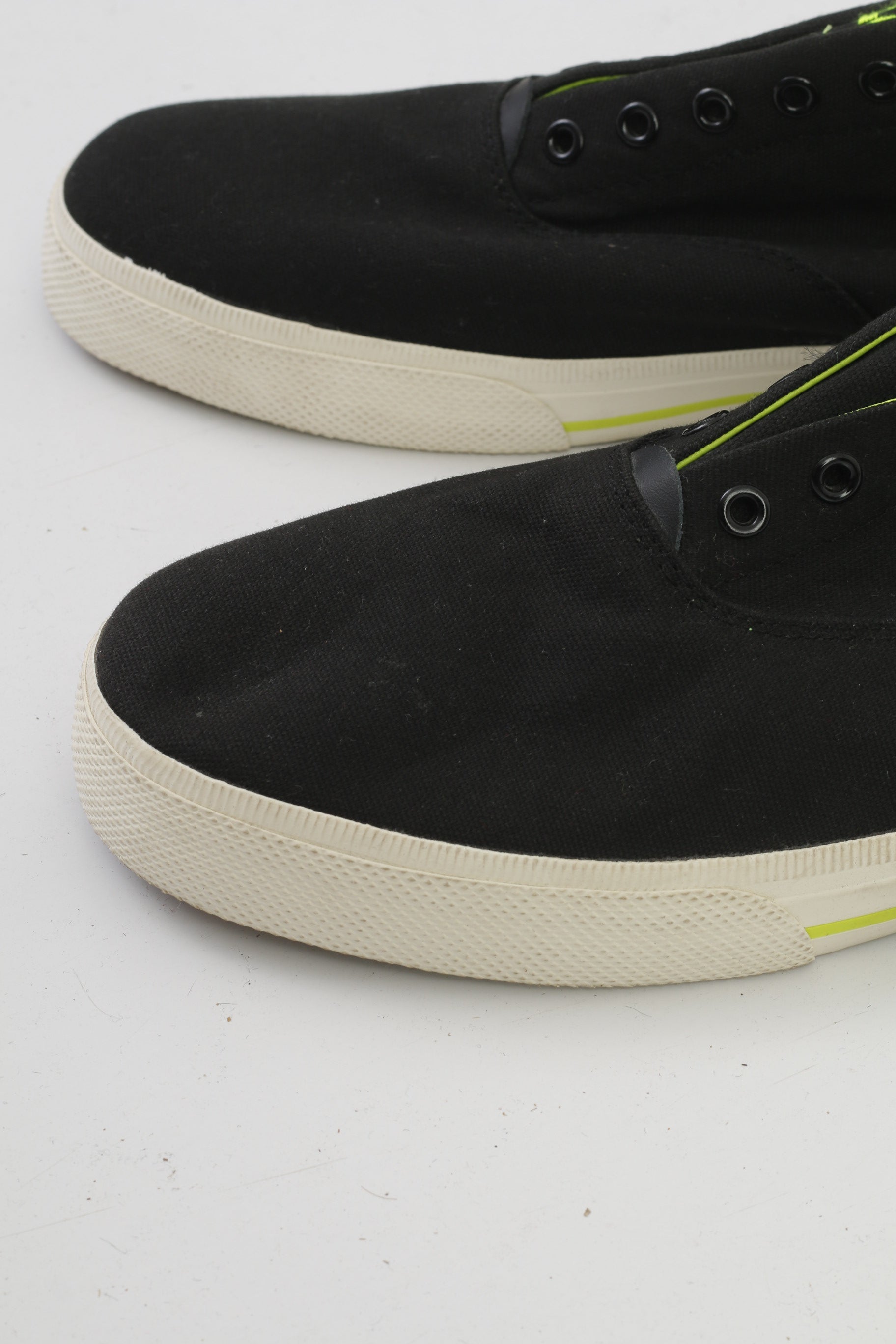 NEW Polo Ralph Lauren Men 15 50 Shoes Black Training Without Laces  Sneakers