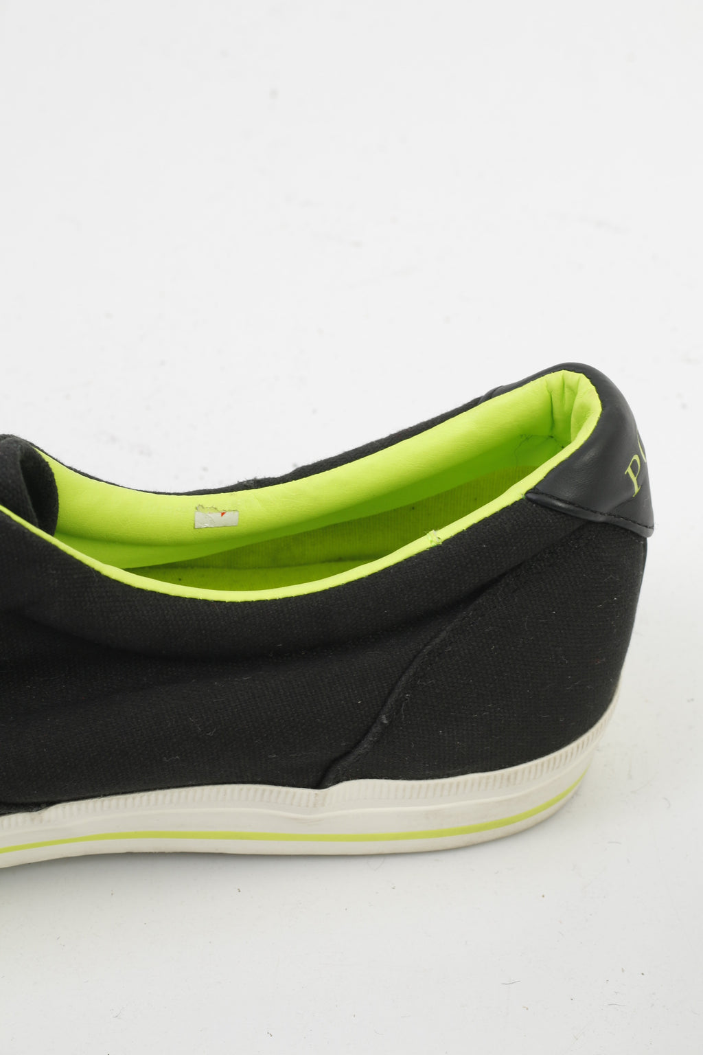 NEW Polo Ralph Lauren Men 15 50 Shoes Black Training Without Laces  Sneakers