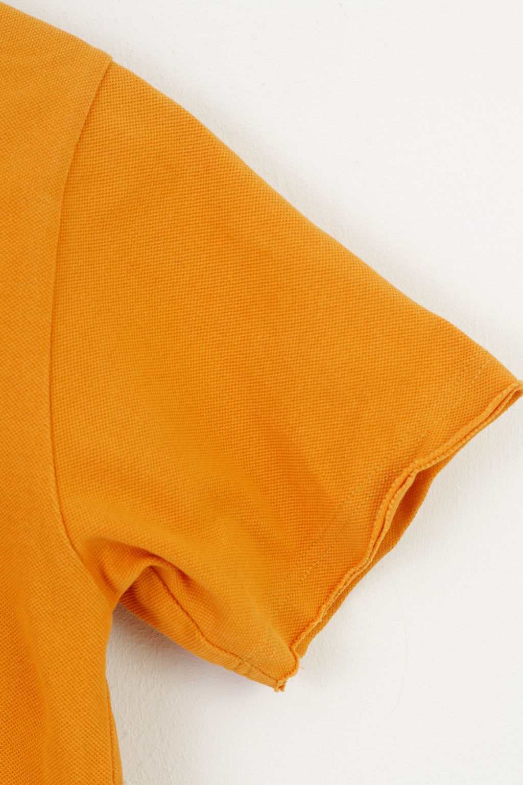 DKNY Men Polo Shirt 12 M Polo Shirt Orange Short Sleeve Cotton Top