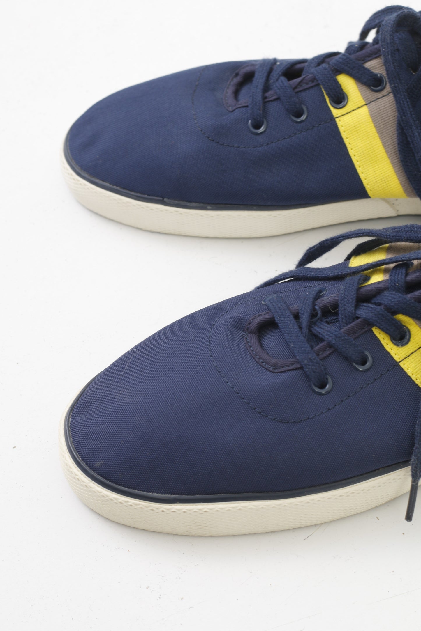 NOUVEAU Polo Ralph Lauren Hommes 12 45 Chaussures Baskets à lacets d'entraînement bleu marine