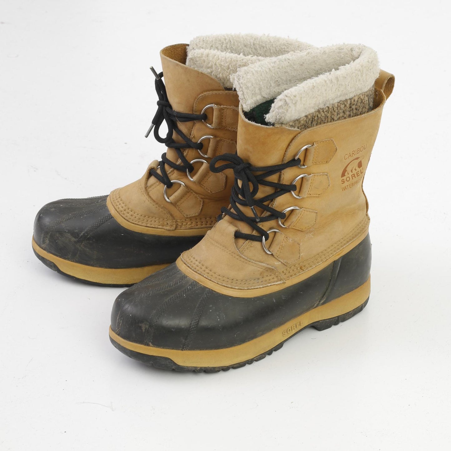 Sorel Hommes 8 39 Bottes d'hiver Marron Imperméable Caribous Rembourré