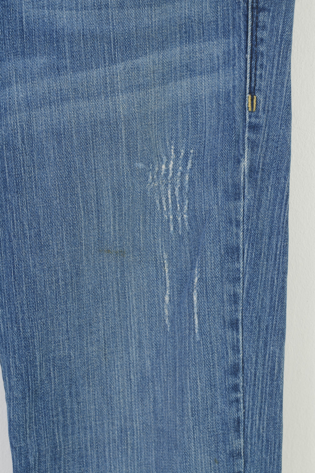 DKNY Men 28 Trousers Blue Cotton Jeans Elastan Low Waist VIntage Pants