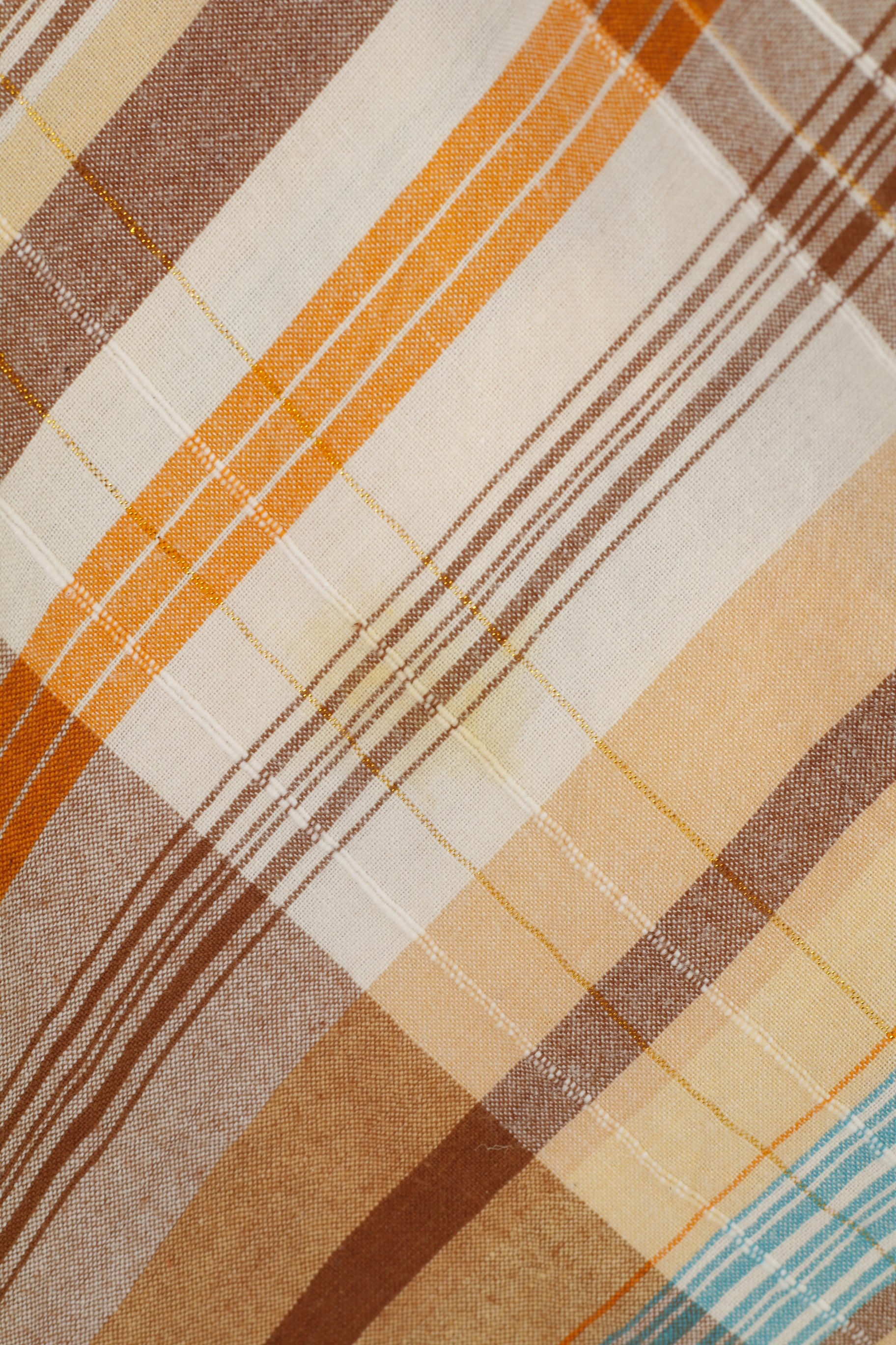 Evie Collection Women 12 40 M  Dress Tank Top Checkered  Brown Mini Cotton Sleeveless