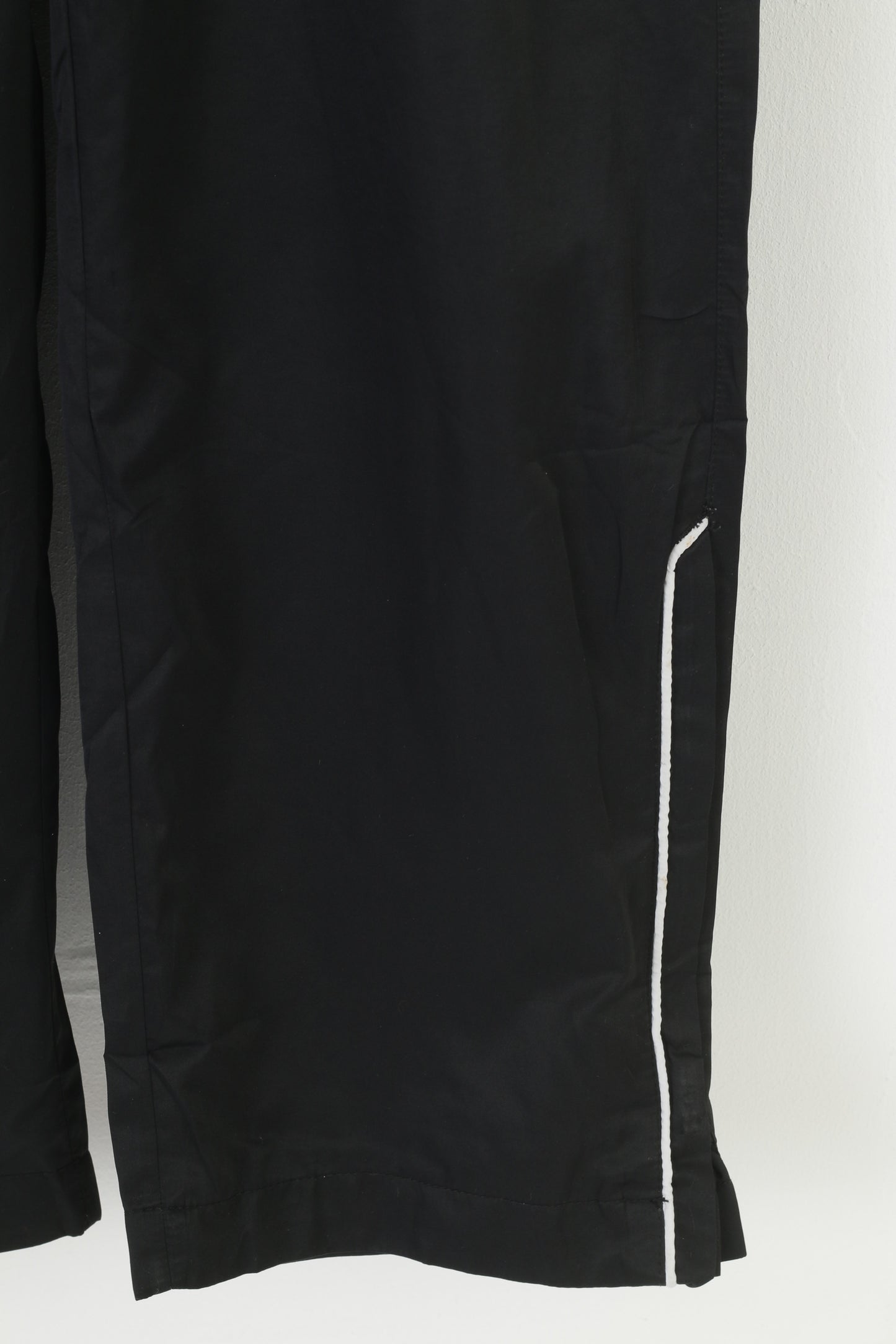 FZ Forza Boys 12 Age Trousers Black Sportswear Track Bottoms Elastic Waist Vintage Pants