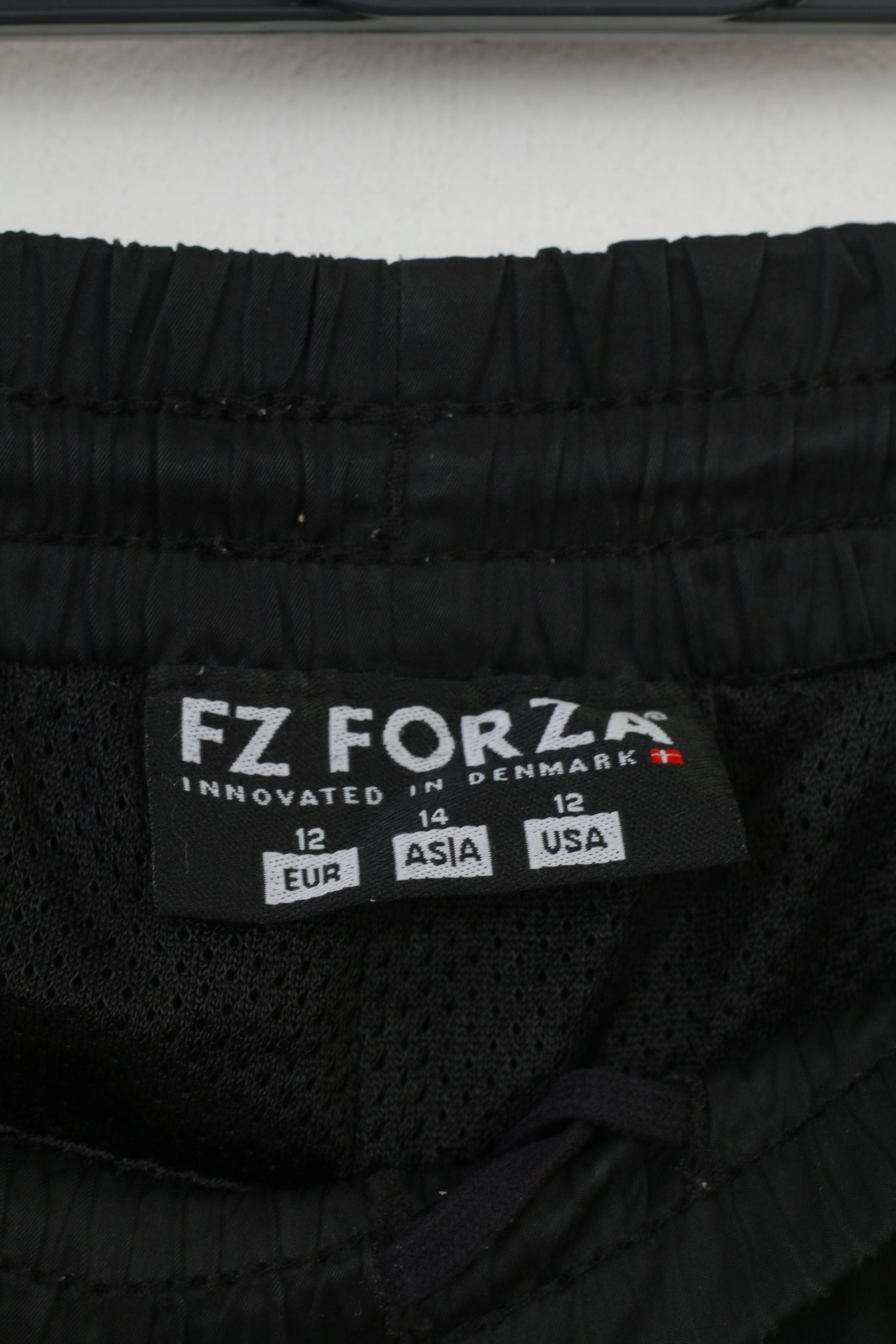 FZ Forza Boys 12 Age Trousers Black Sportswear Track Bottoms Elastic Waist Vintage Pants